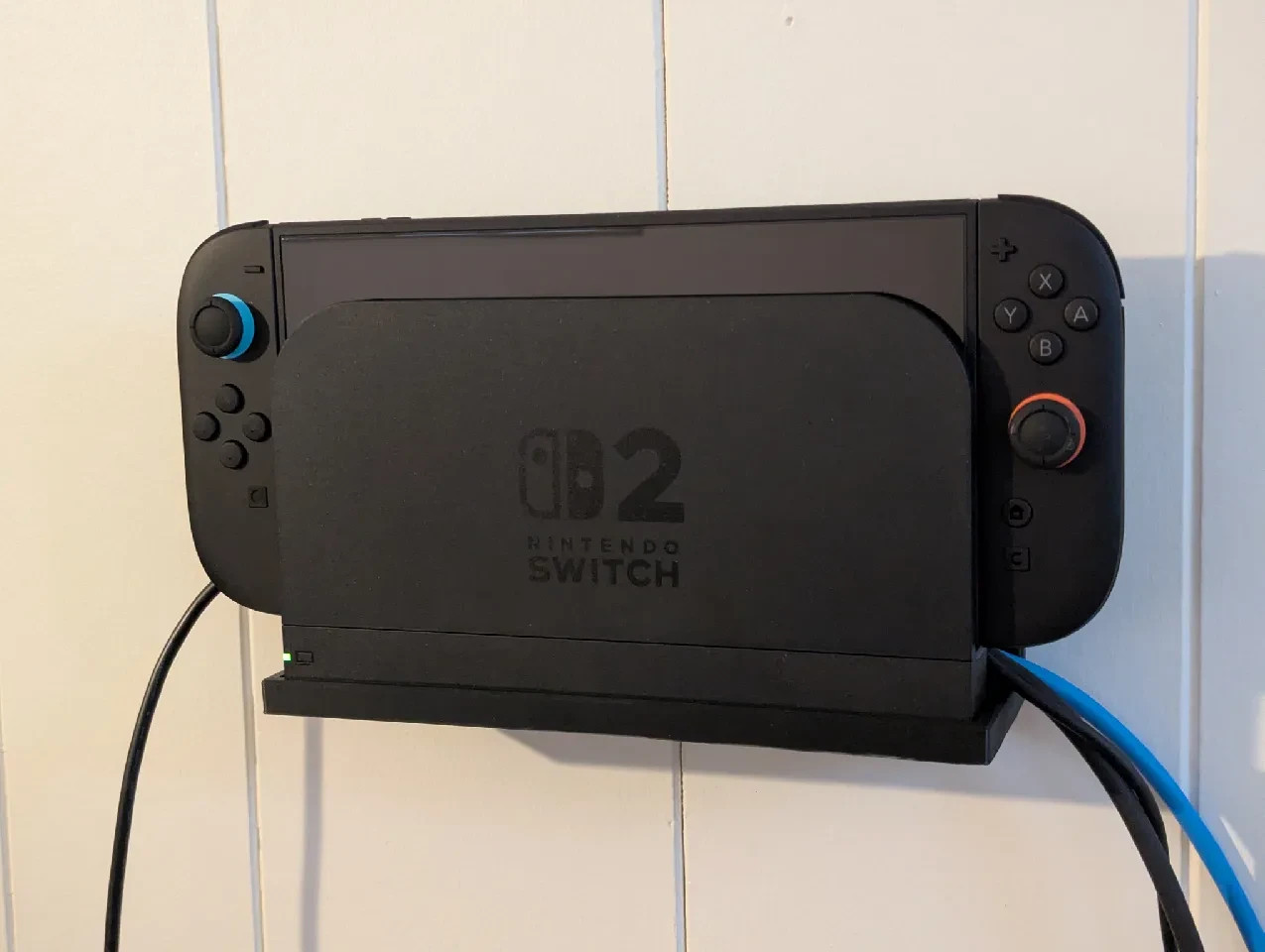 Nintendo Switch 2 Wall Mount - Space-Saving Dock Holder, 3D Printed