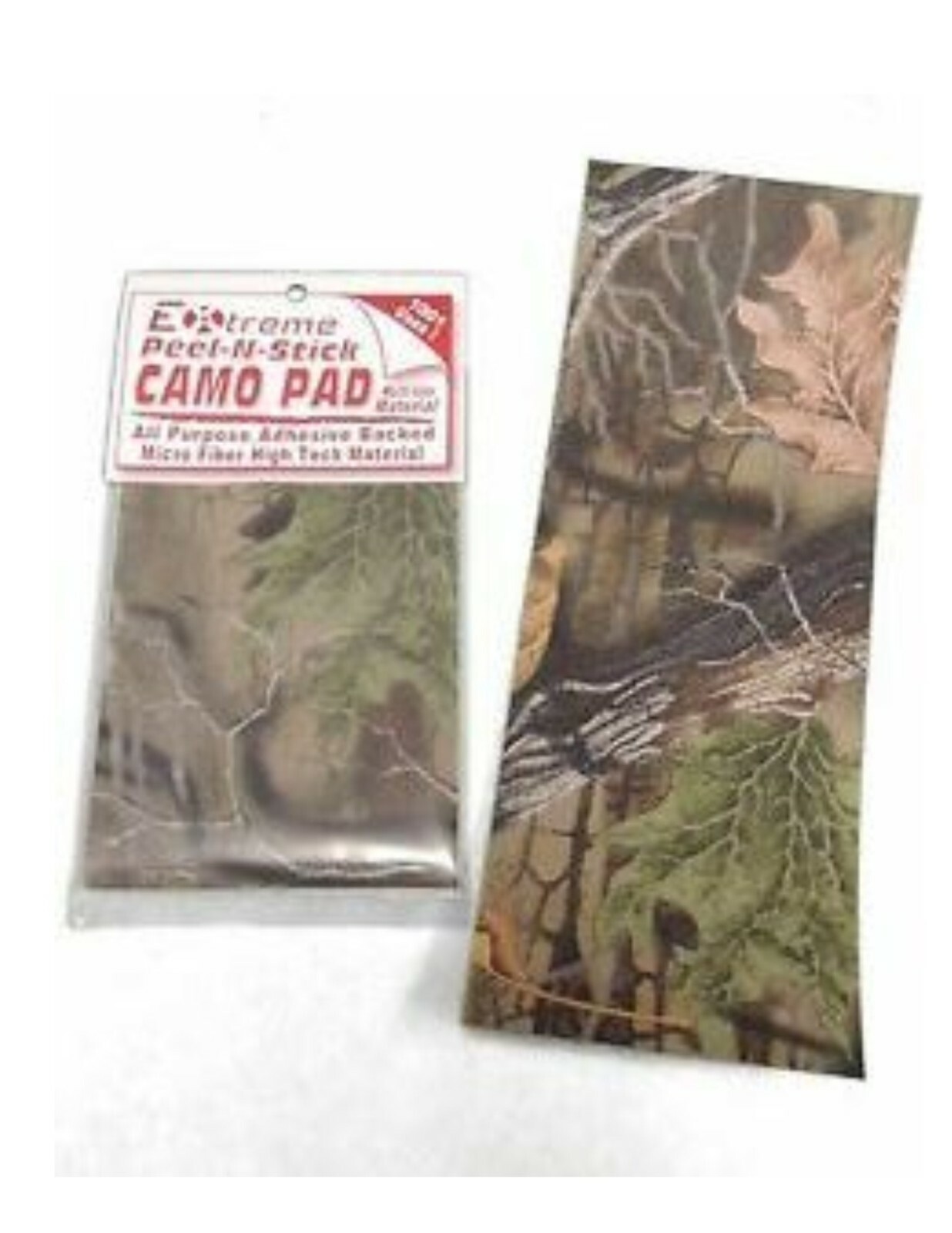 2 PACKS Archery Bow Silencing Camo Micro Fleece Suede Adhesive Pads Arrow Rest
