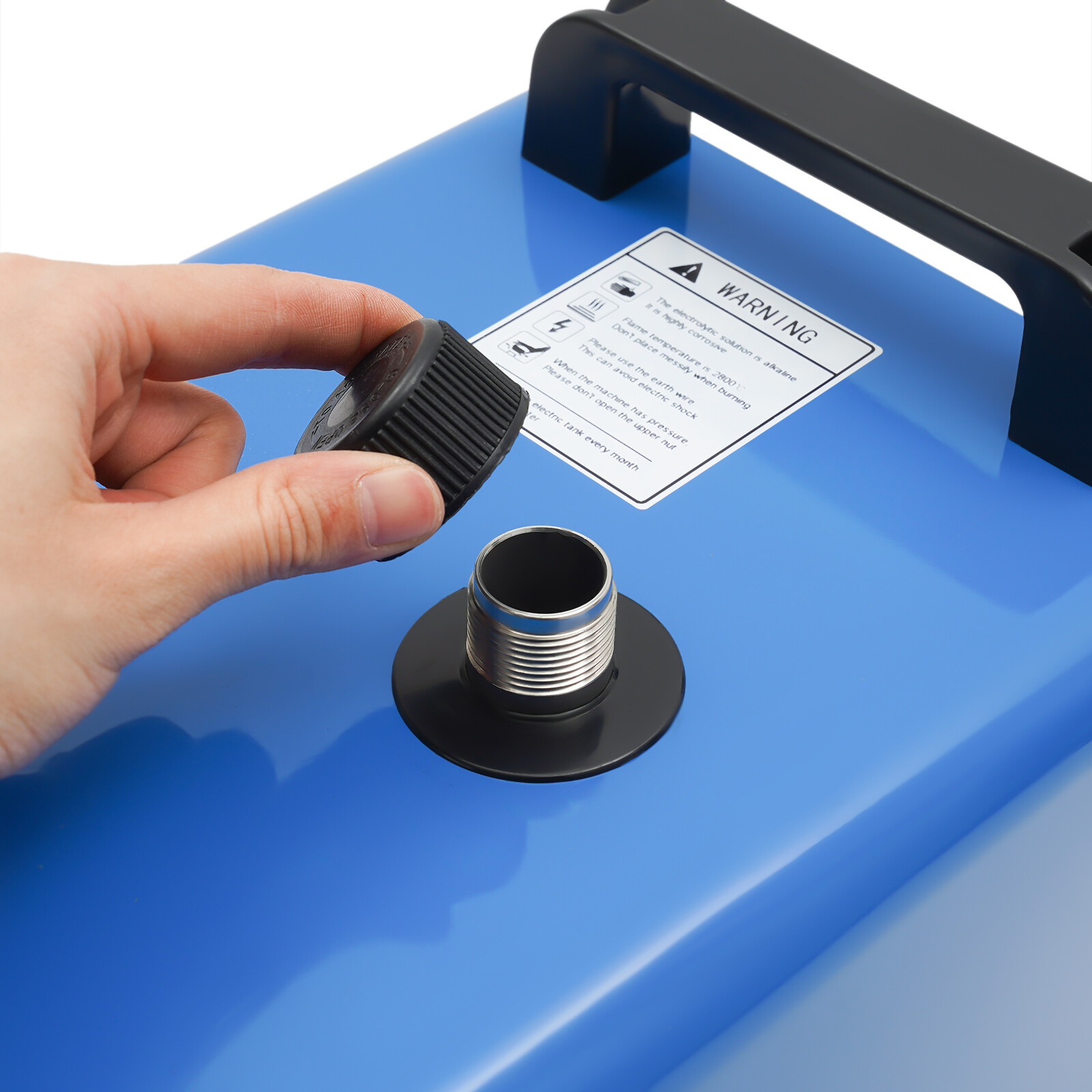 H160 75L Oxygen Hydrogen HHO Gas Flame Generator Torch Acrylic Polisher Machine
