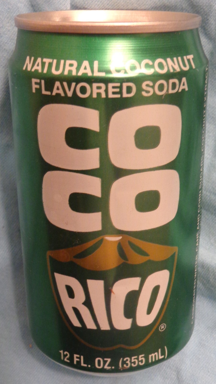 COCo Rico Coconut Soda Can - Air Sealed - 12 Ounce - Miami, FL - @1990's