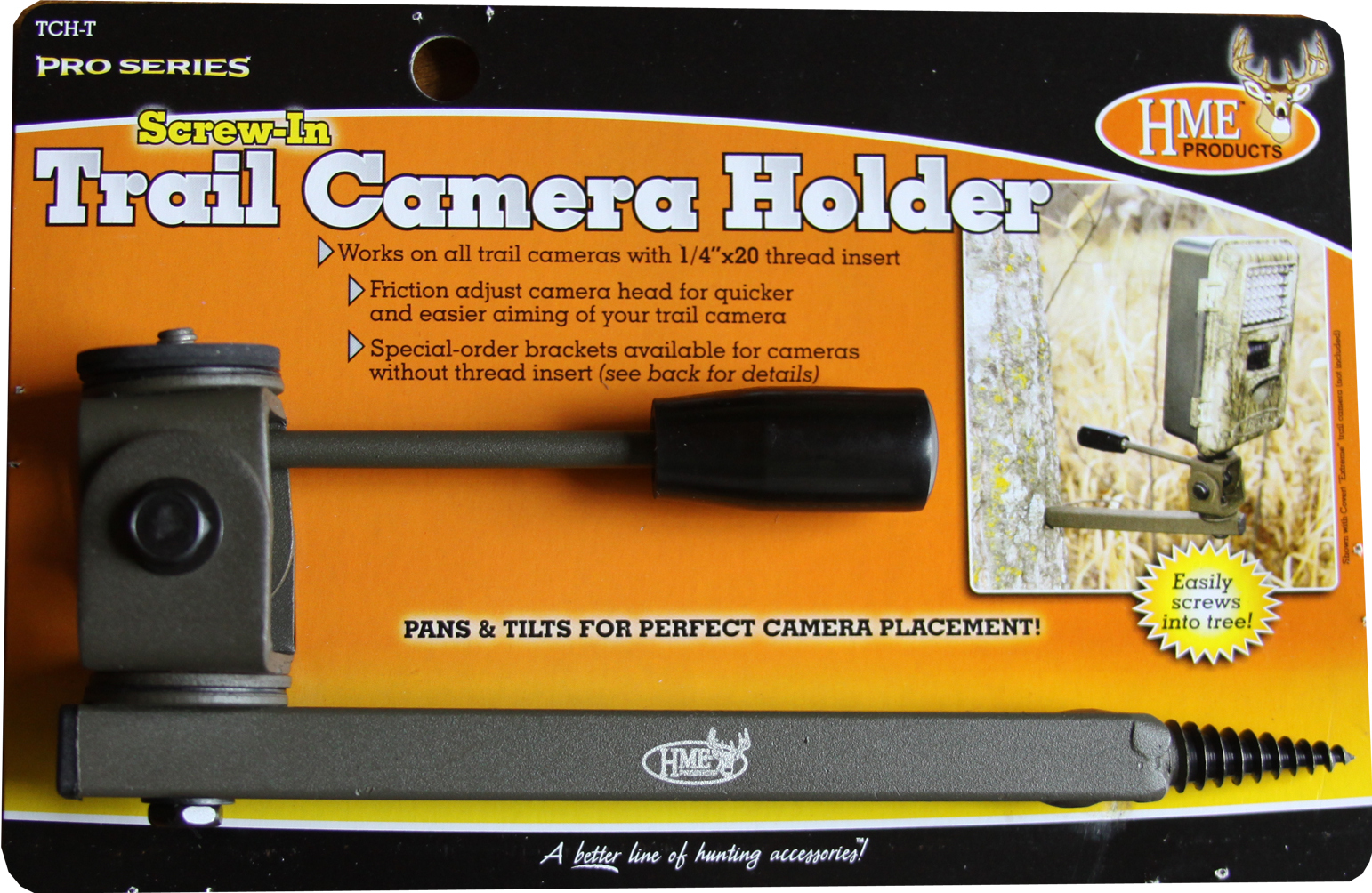 HME Products Screw in Trail Camera Holder TCH-T #00514
