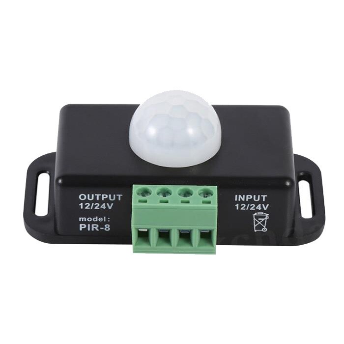 DC 12V-24V 8M Automatic Infrared PIR Motion Sensor Detector Switch For LED light