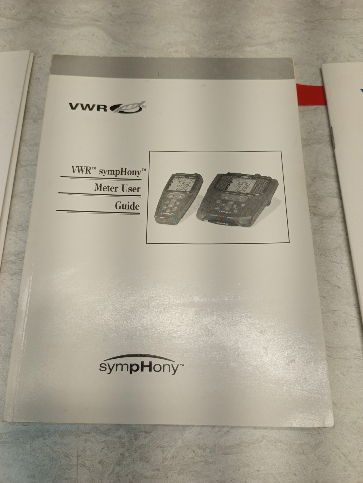 VWR Scientific SympHony Meter Electrode - Users Manual /Instructions Books