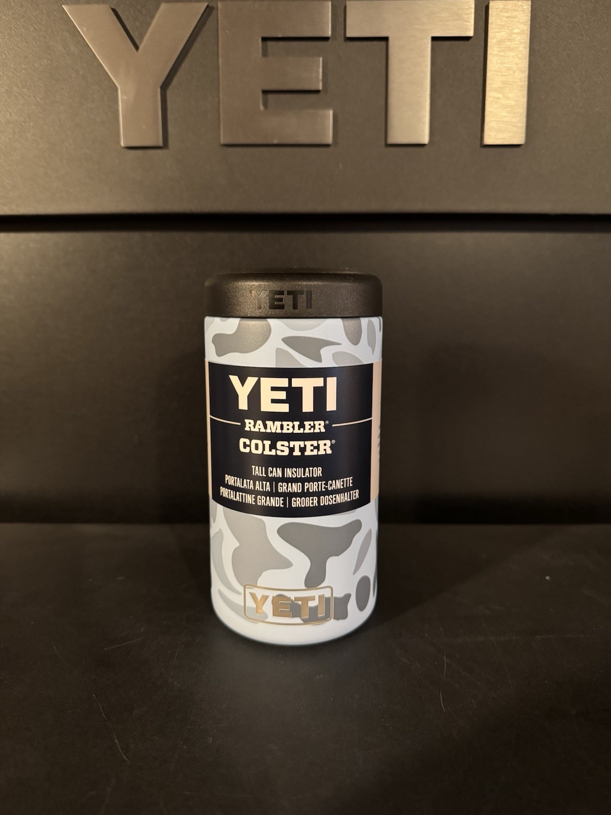 YETI Rambler 16 oz Colster Tall Blue Camo- - Canada Exclusive