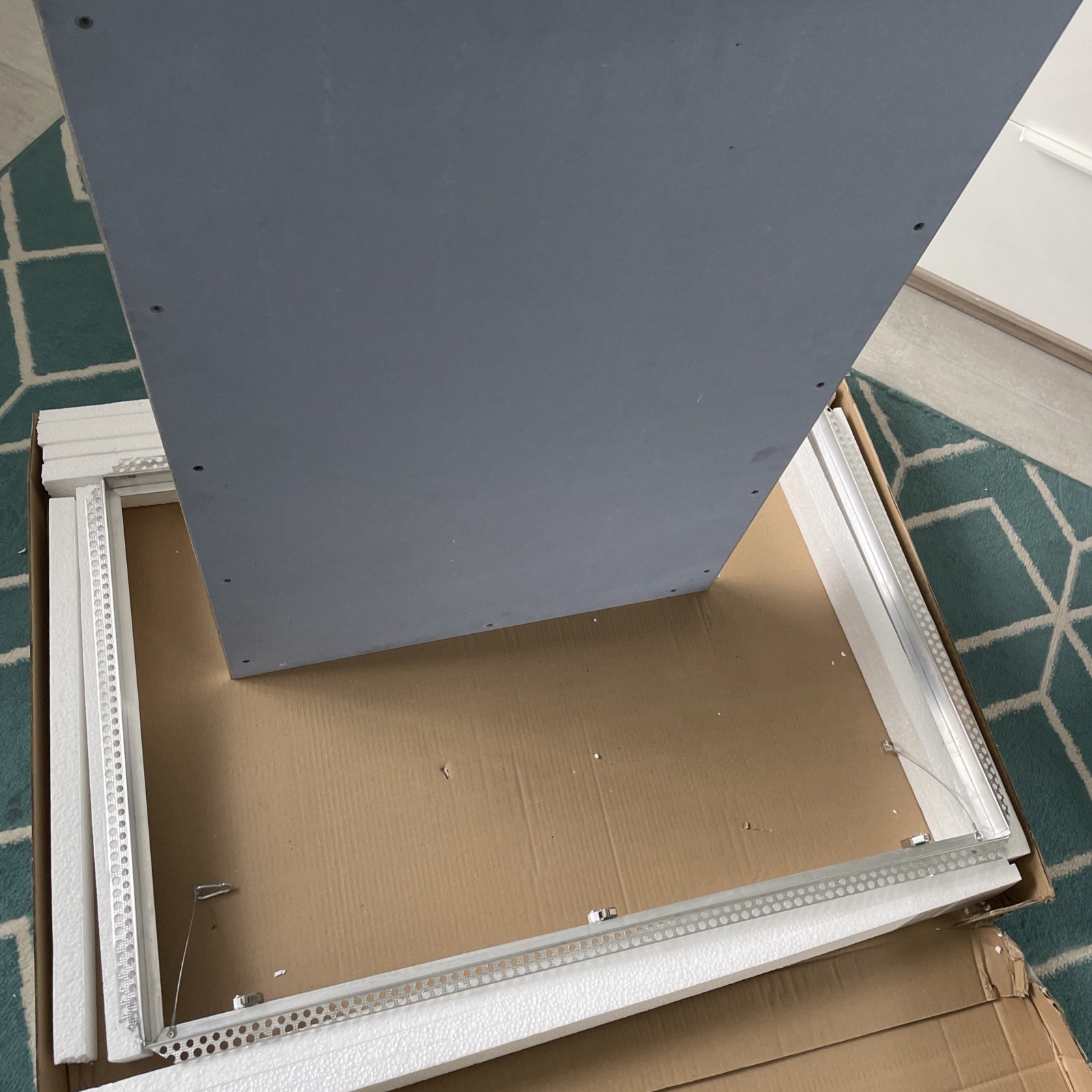 24" x 36" Drywall Inlay Panel with Fully Detachable Hatch - FF Systems