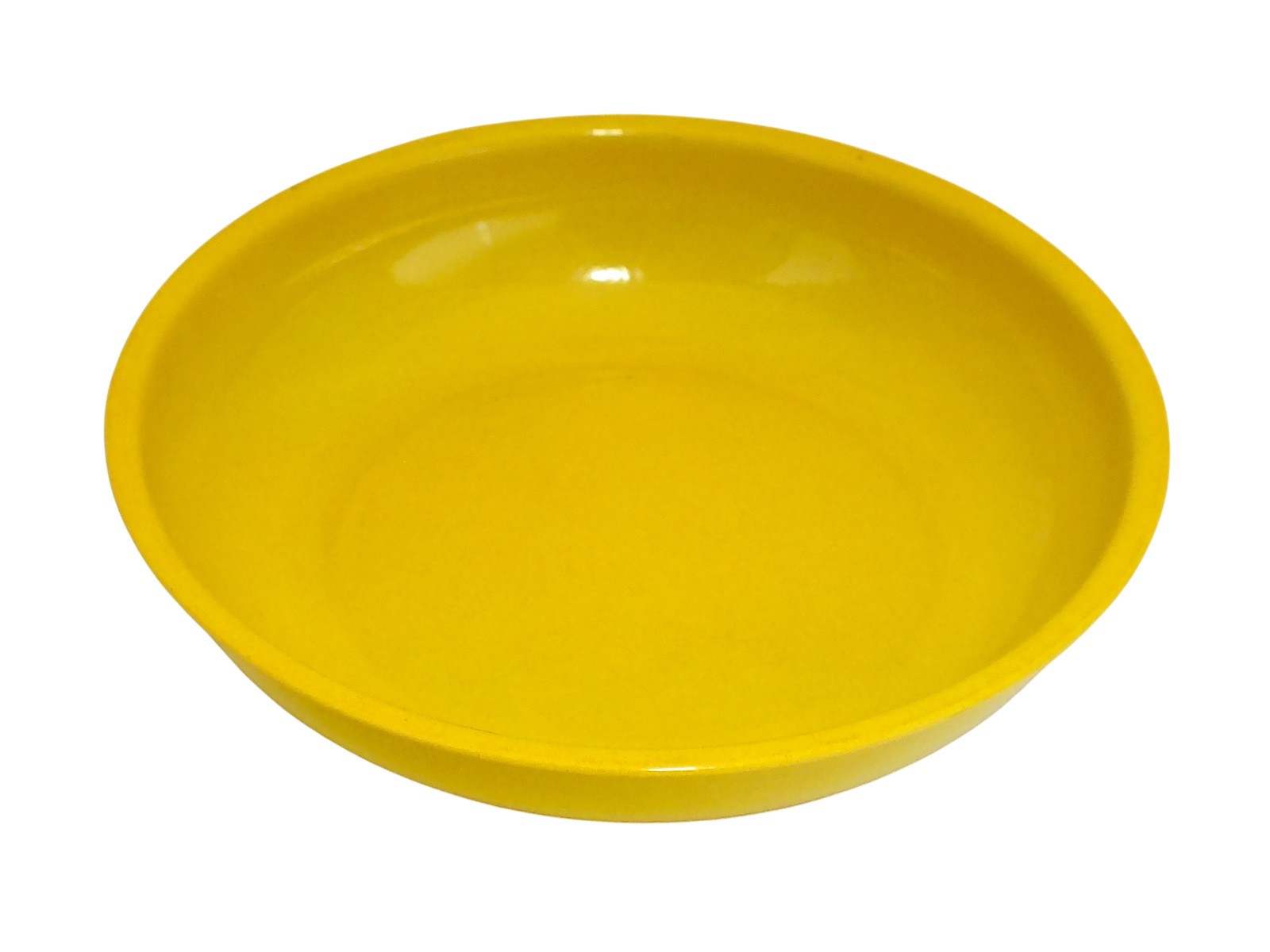 3pc Magnetic Parts Trays Hi-Vis Yellow 100mm 4" Round Dish for Nuts Bolts Screws