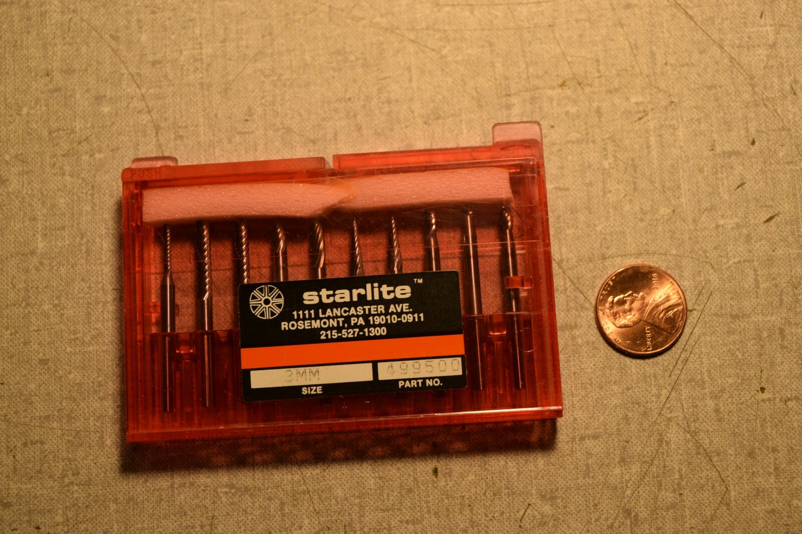 Starlite 499500 Carbide Burrs Files Deburring Tools 3mm Standard Cut