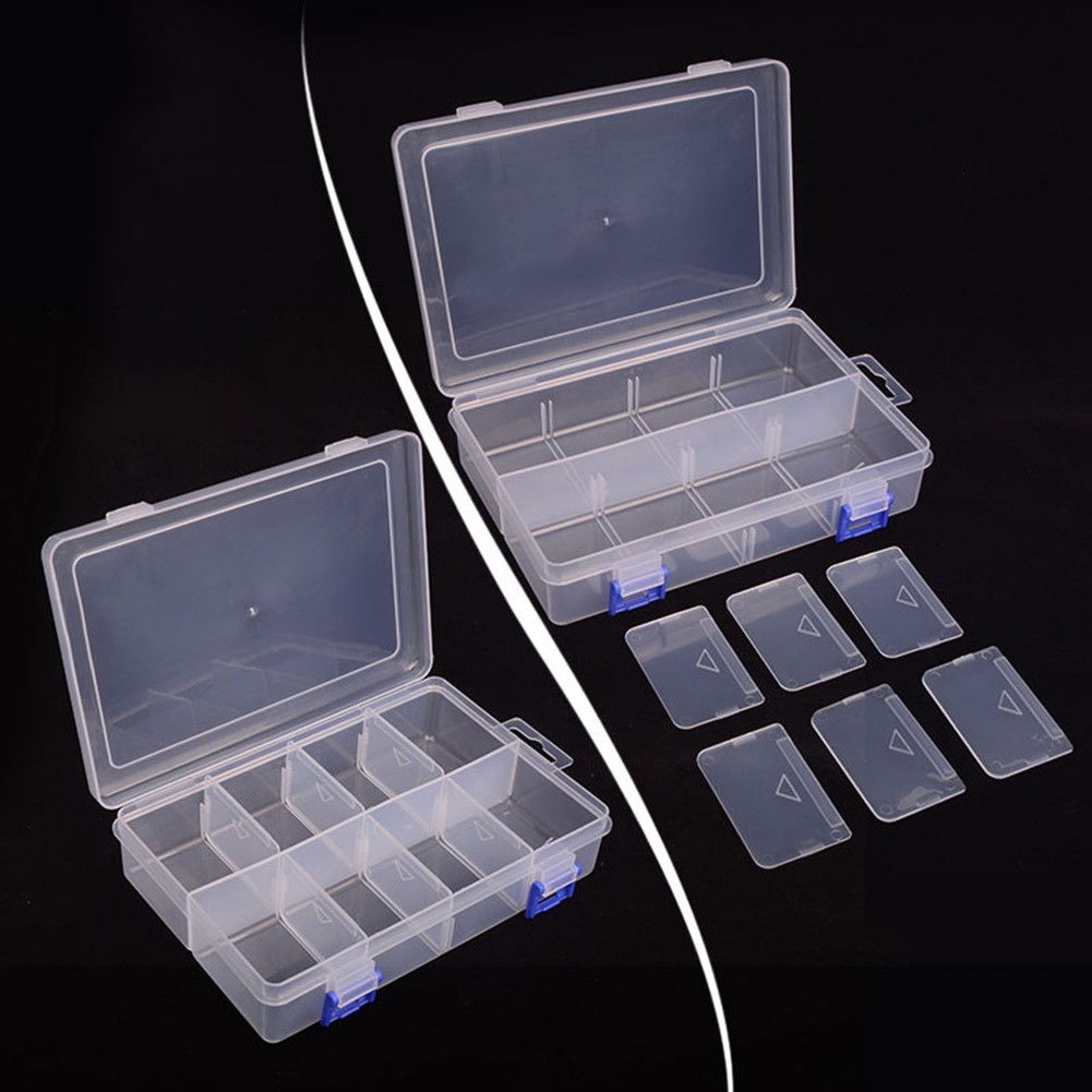Storage Box Container Plastic Replacement Compartment Display Organizer