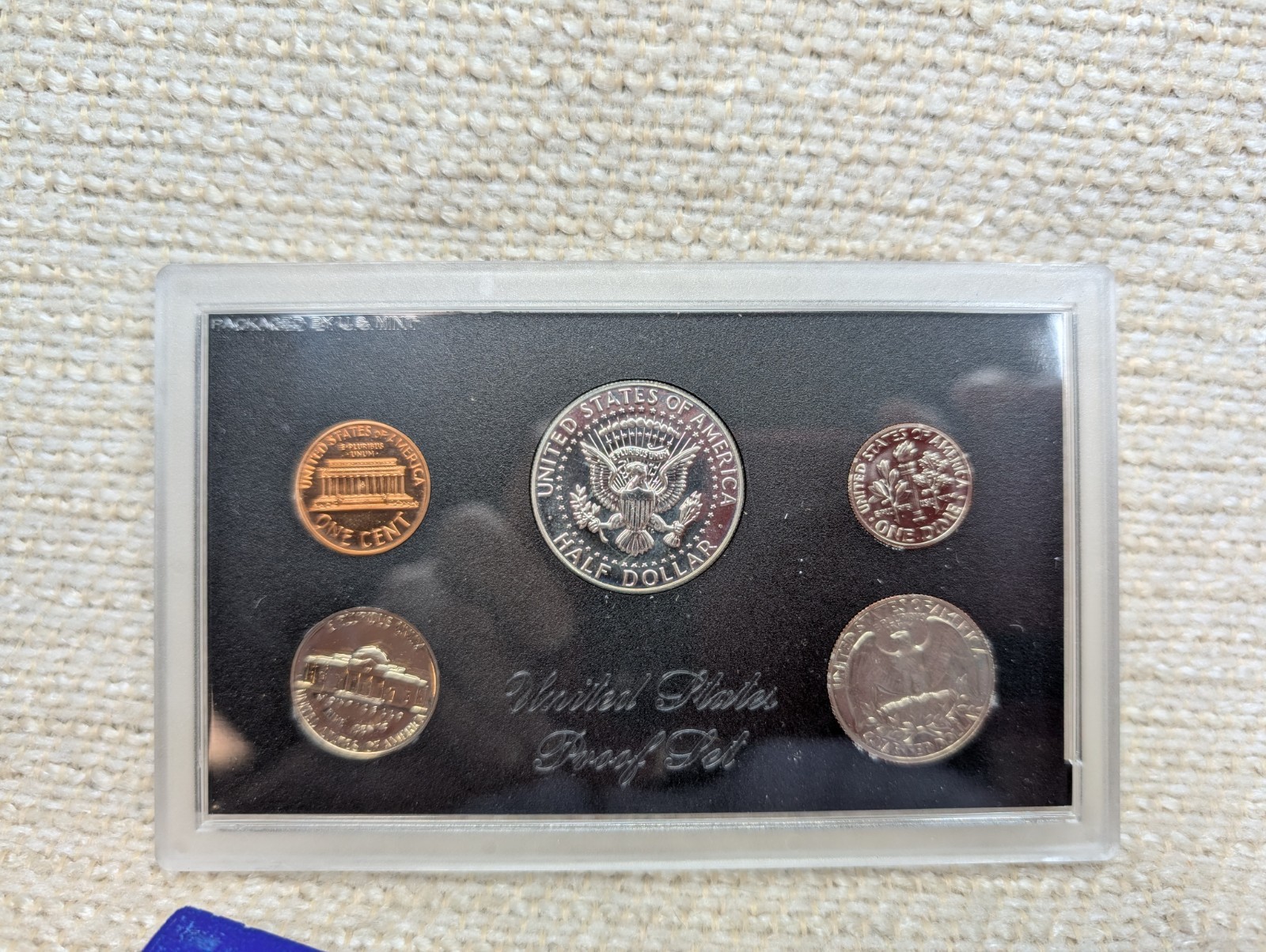 5 Proof Sets 1968-1972 Includes 3 Silver Halves 260541