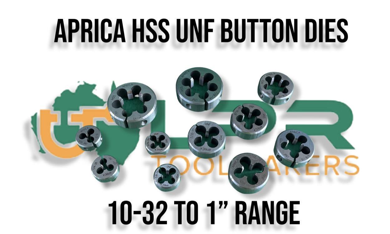 UNF HSS Button Die R/H standard Sizes from 10-32 to 1" variations you pick