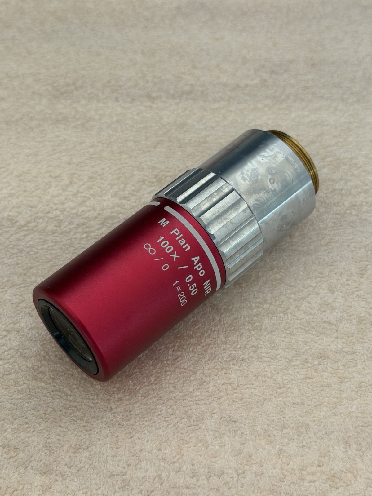 Mitutoyo M Plan APO NIR 100X / 0.50 f=200 Microscope Objective Lens Shipping USA