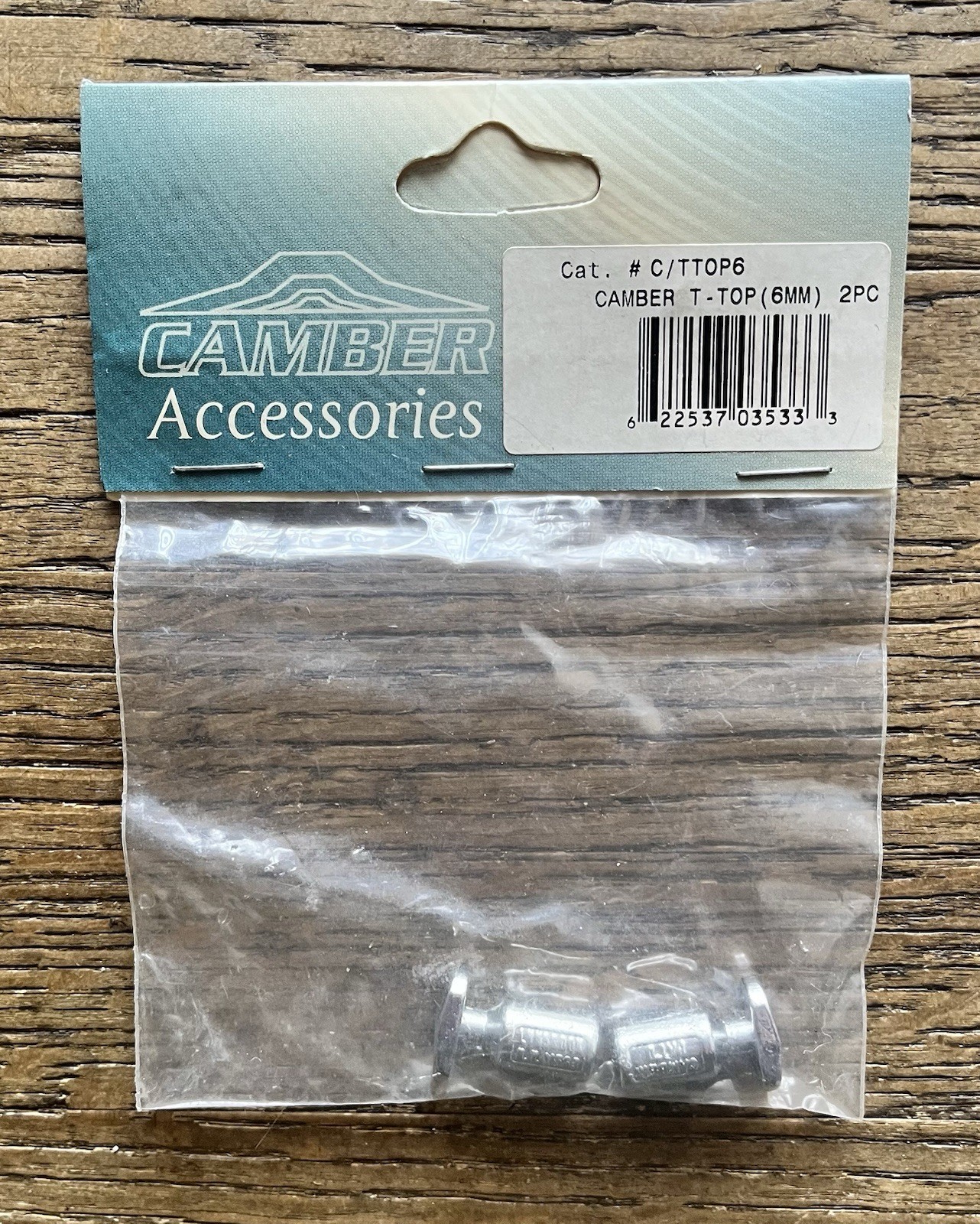 Camber C/TTOP6 Cymbal Stand Quick Release T-tops 6mm Set of 2