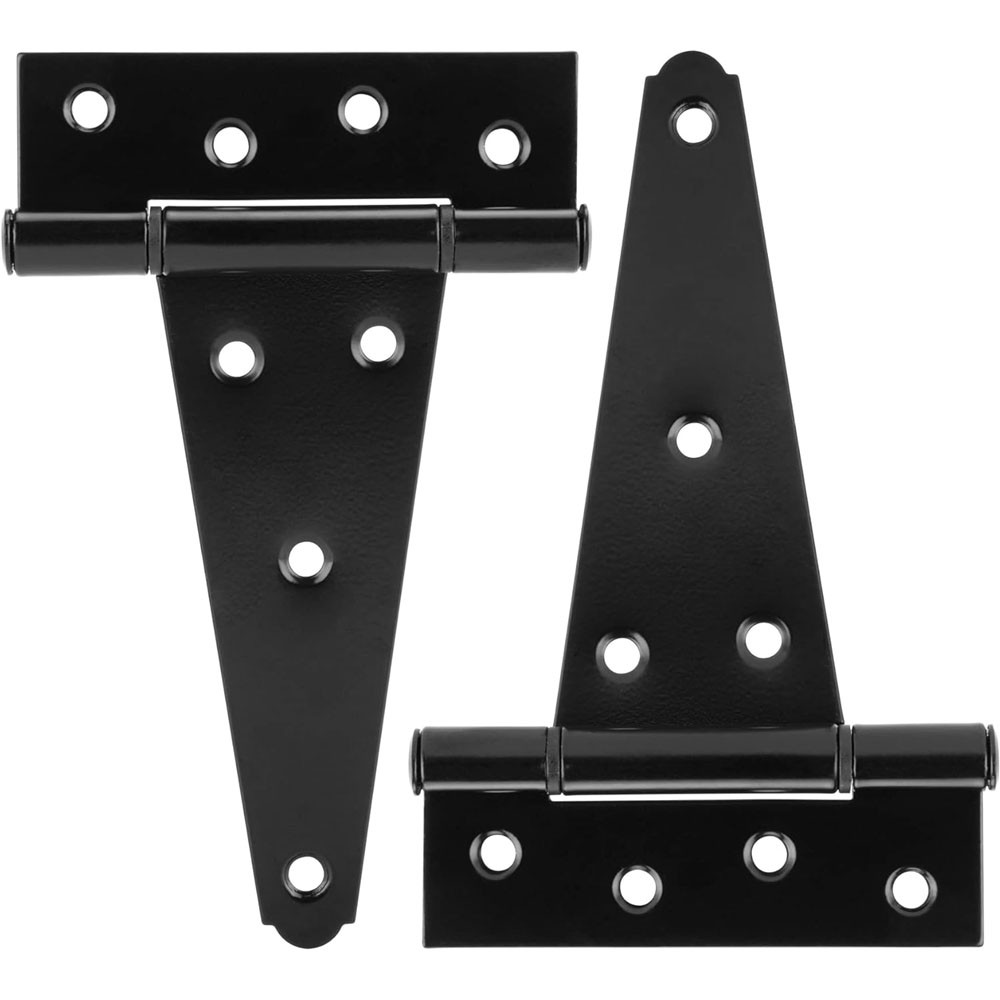 6 Pack/Set 4 Inch Heavy Duty T-Strap Hinges Rustproof Gate Barn Shed Door Hinge