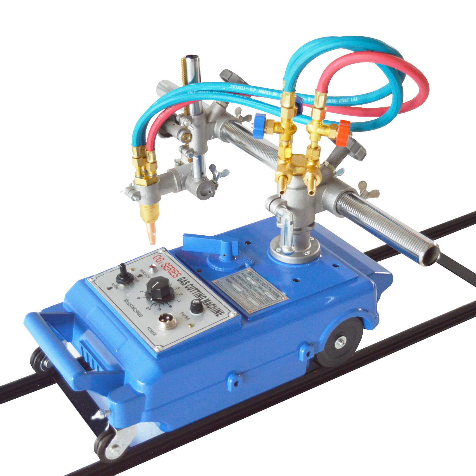 110V Torch Track Burner Portable Handle Gas Cutting Machine