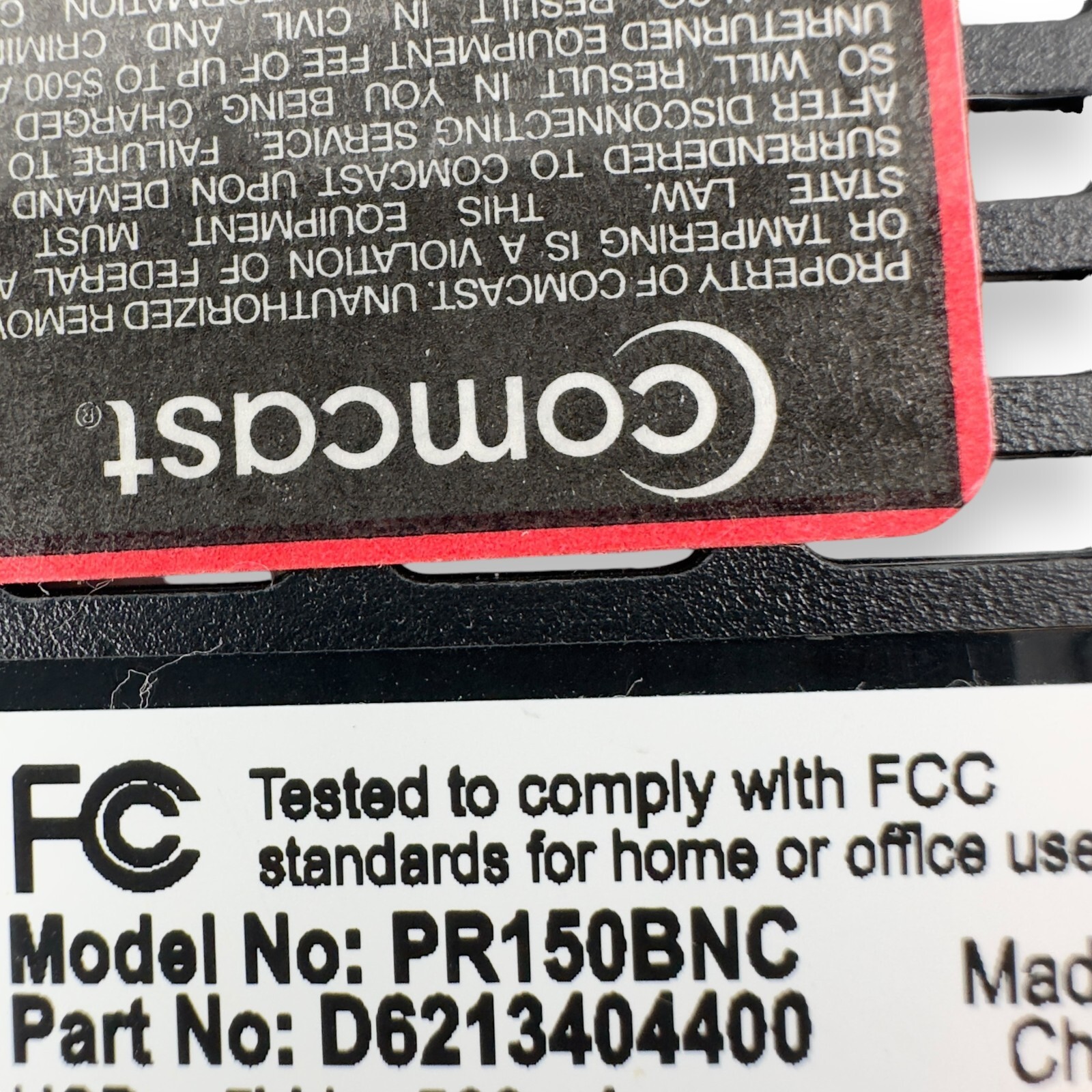Comcast Xfinity Audio/Video Apparatus Model PR150BNC, No Remote
