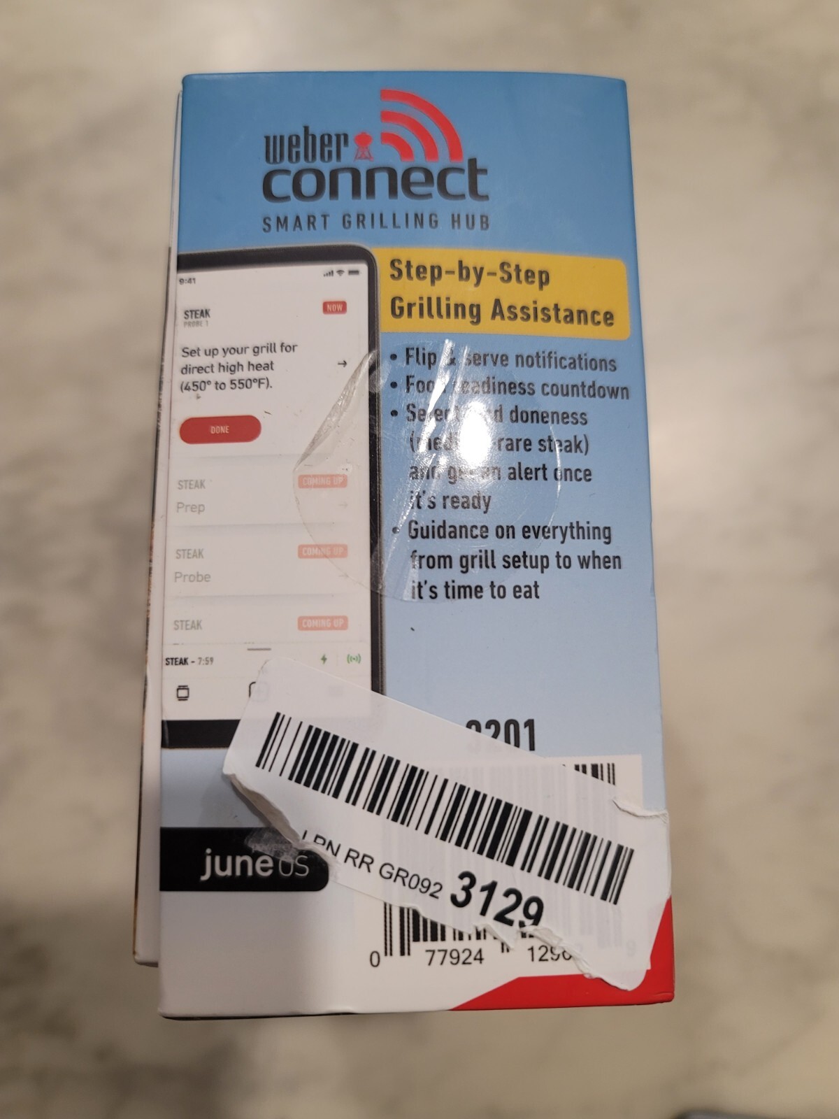 Weber Connect Smart Grilling Hub, Black (Model 3201)