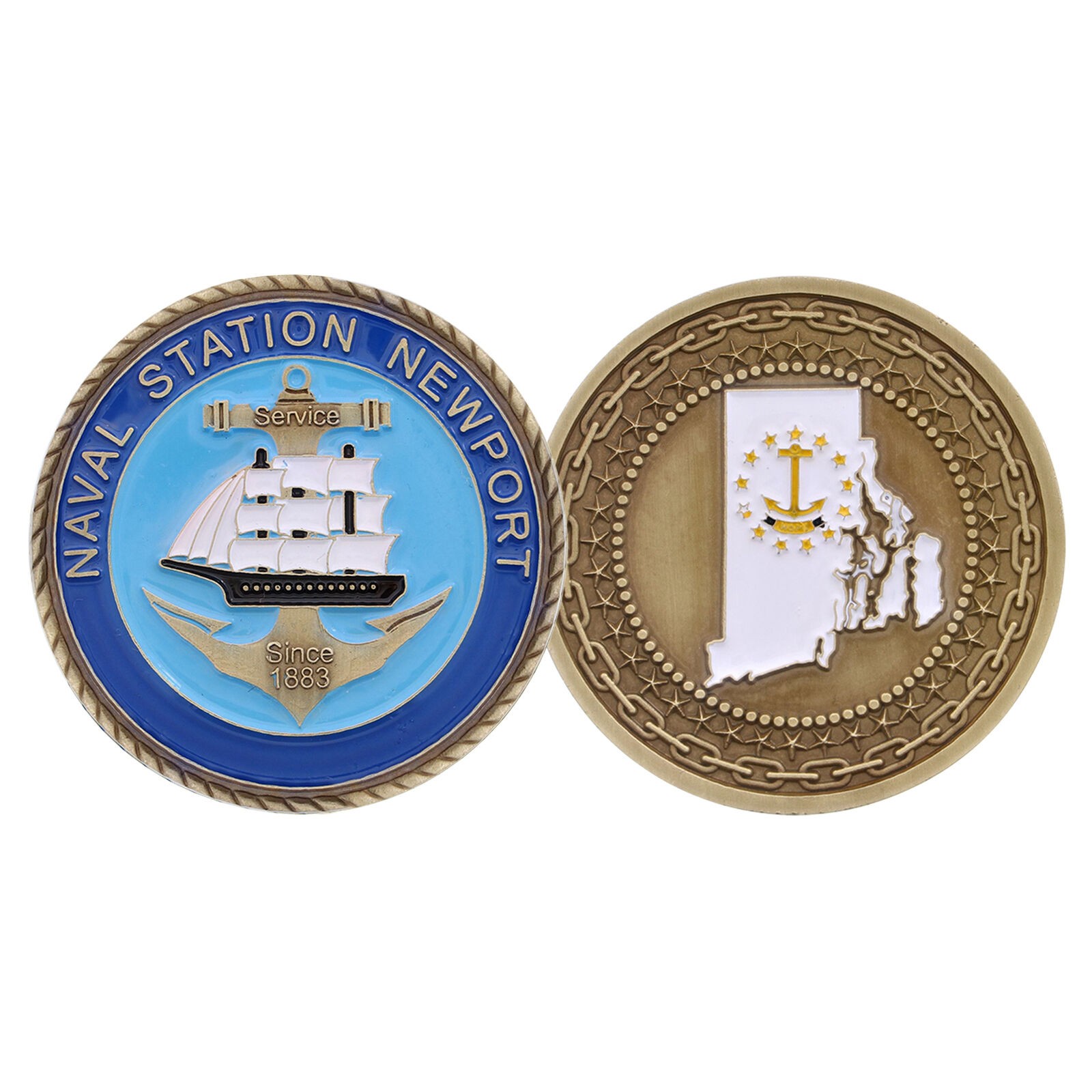 NAVAL STATION NEWPORT COIN