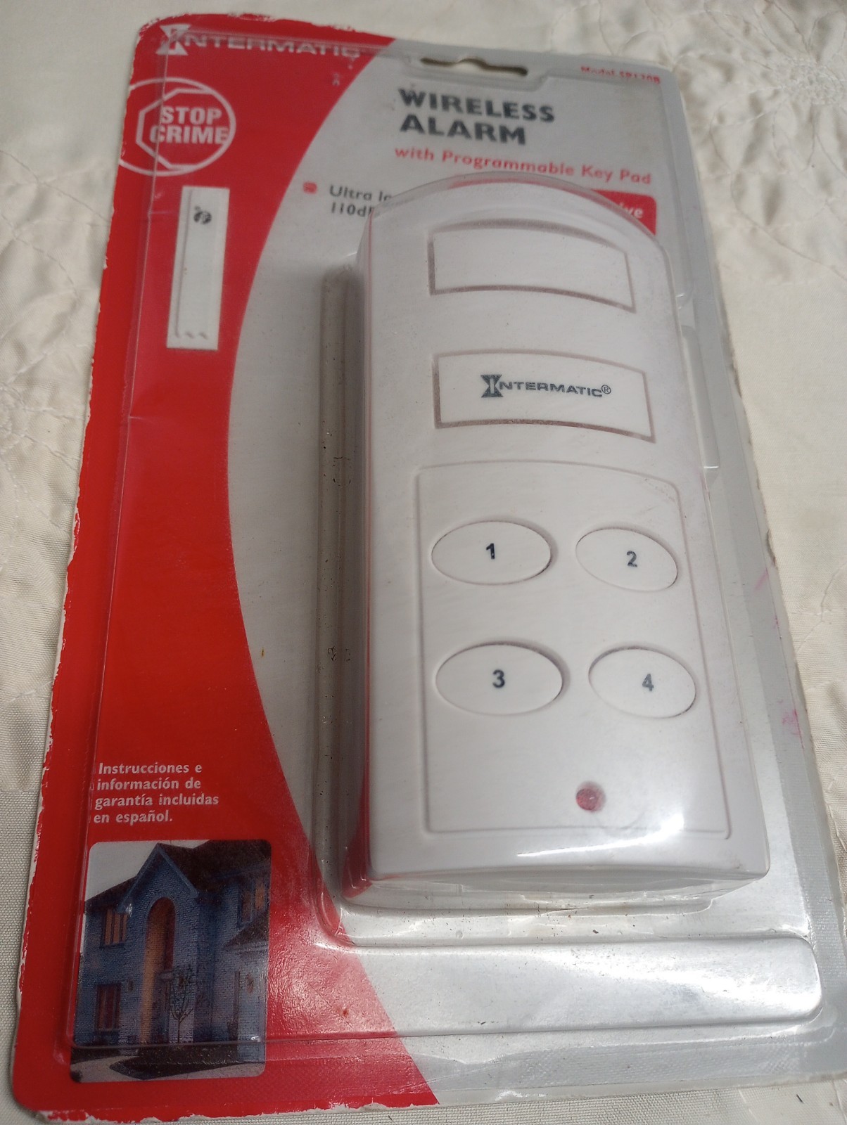 Intermatic Wireless Alarm SP130B With Programmable Key Pad Brand New