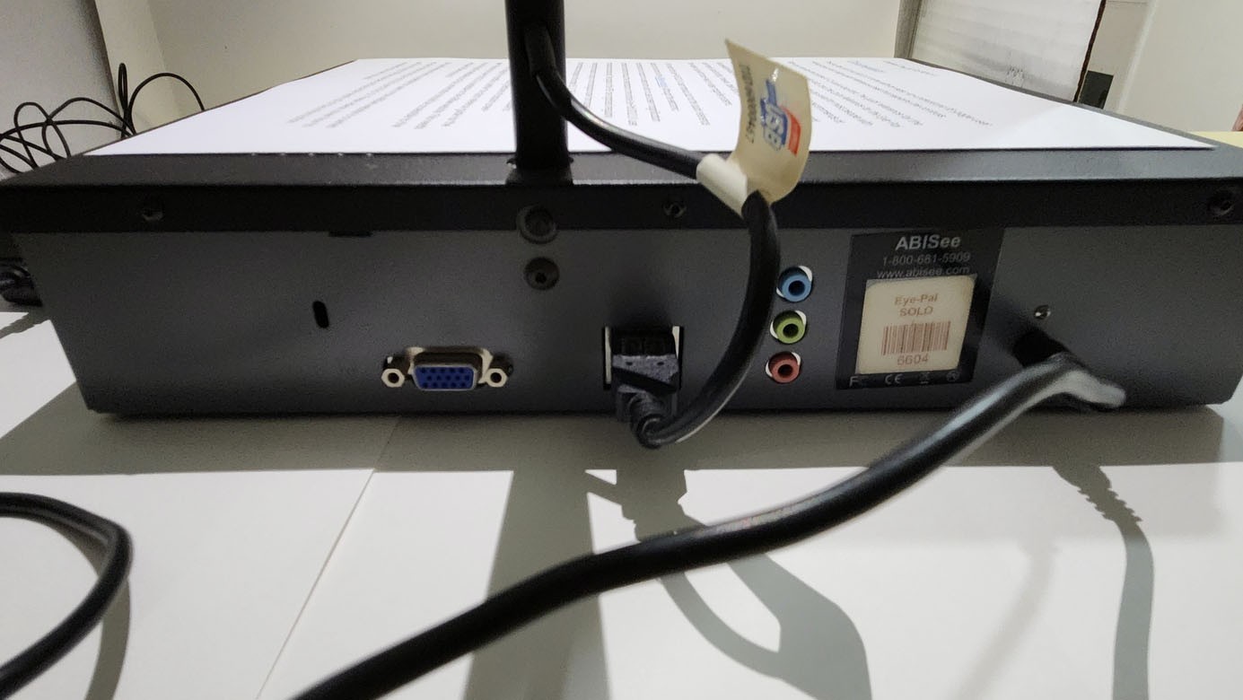ABiSee Solo Eye-Pal VISION Reading Machine, Scanner and AC Adapter