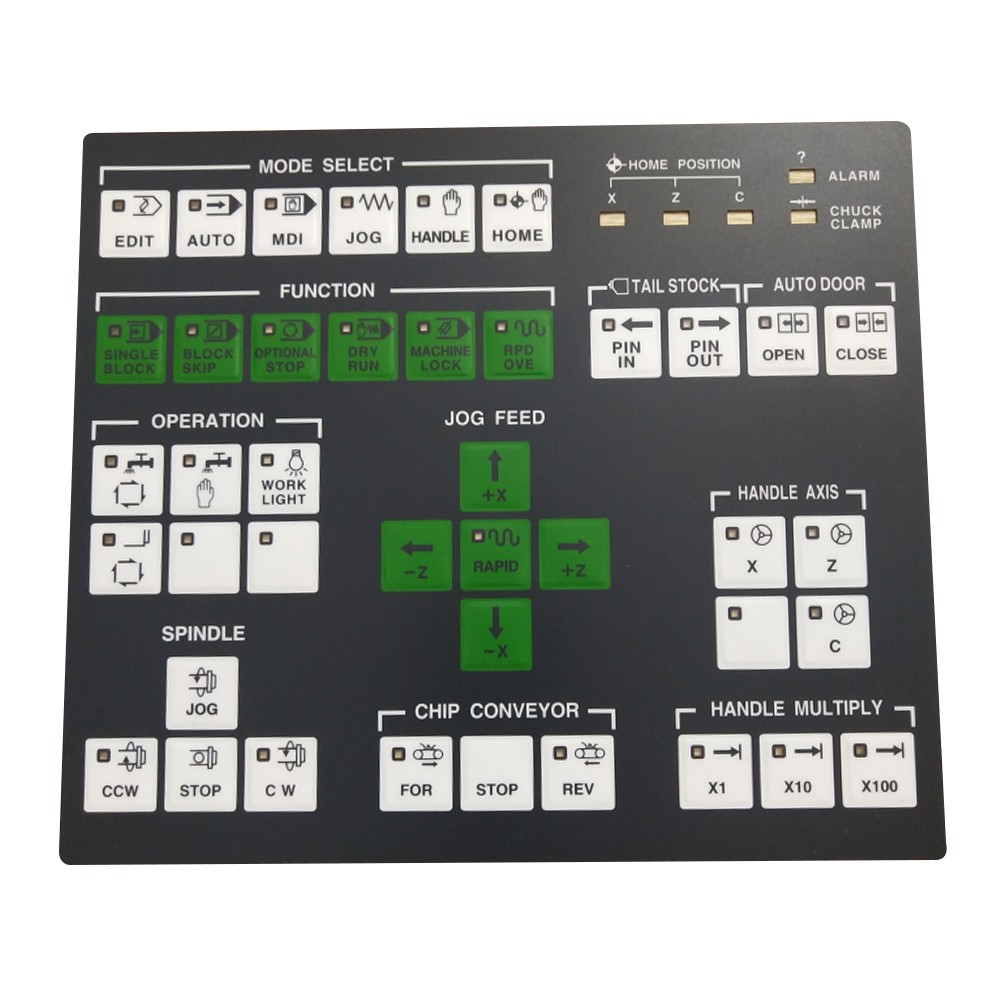 For Doosan CNC Machine Tool Operation Panel Button Protective Film KB09A1HCJ