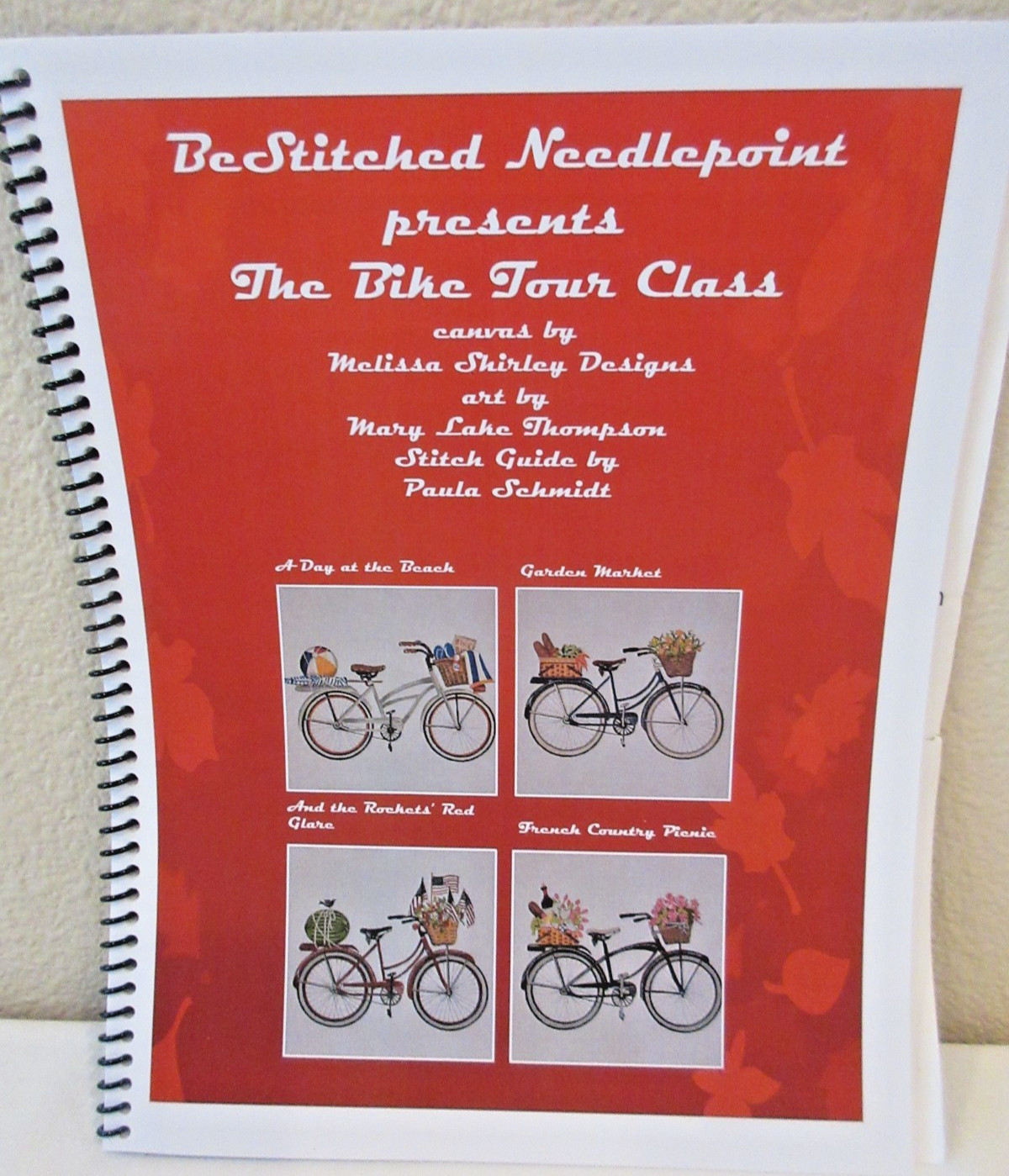 Mary Lake Thompson THE BIKE TOUR CLASS Stitch Guide (4) ONLY Paula Schmidt
