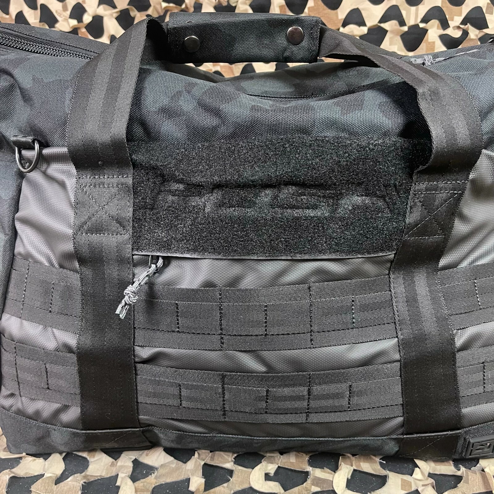 NEW Push Division 01 Duffle Bag - Black - Black