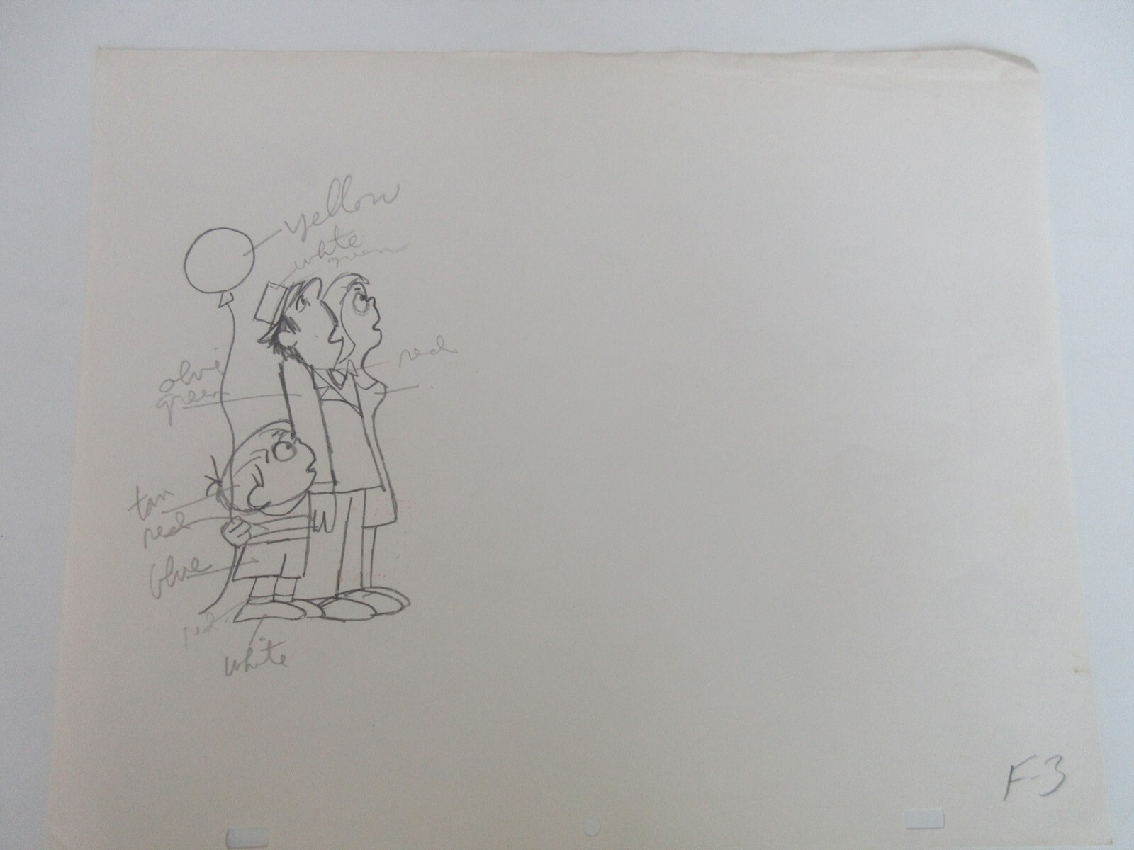 BILLY JO JIVE Original Animation Drawing SESAME STREET F-3