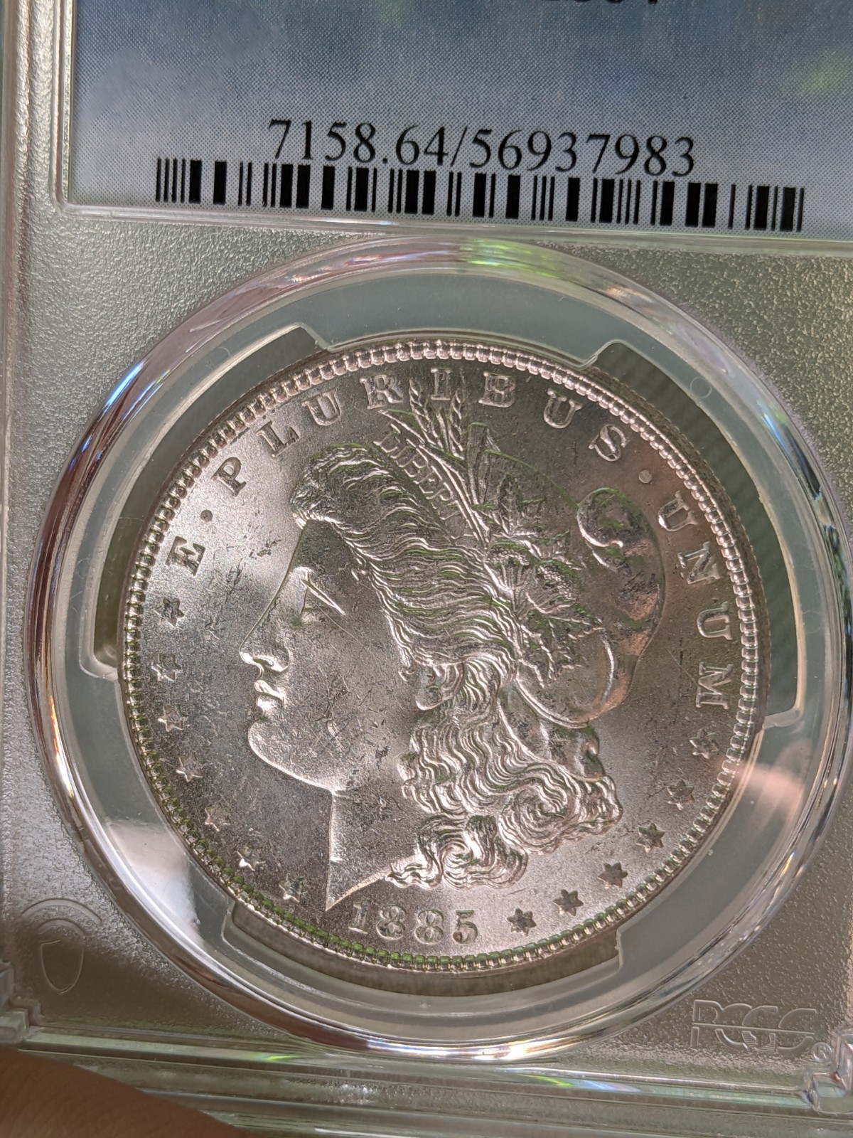 1885-O Morgan Dollar - PCGS MS -64