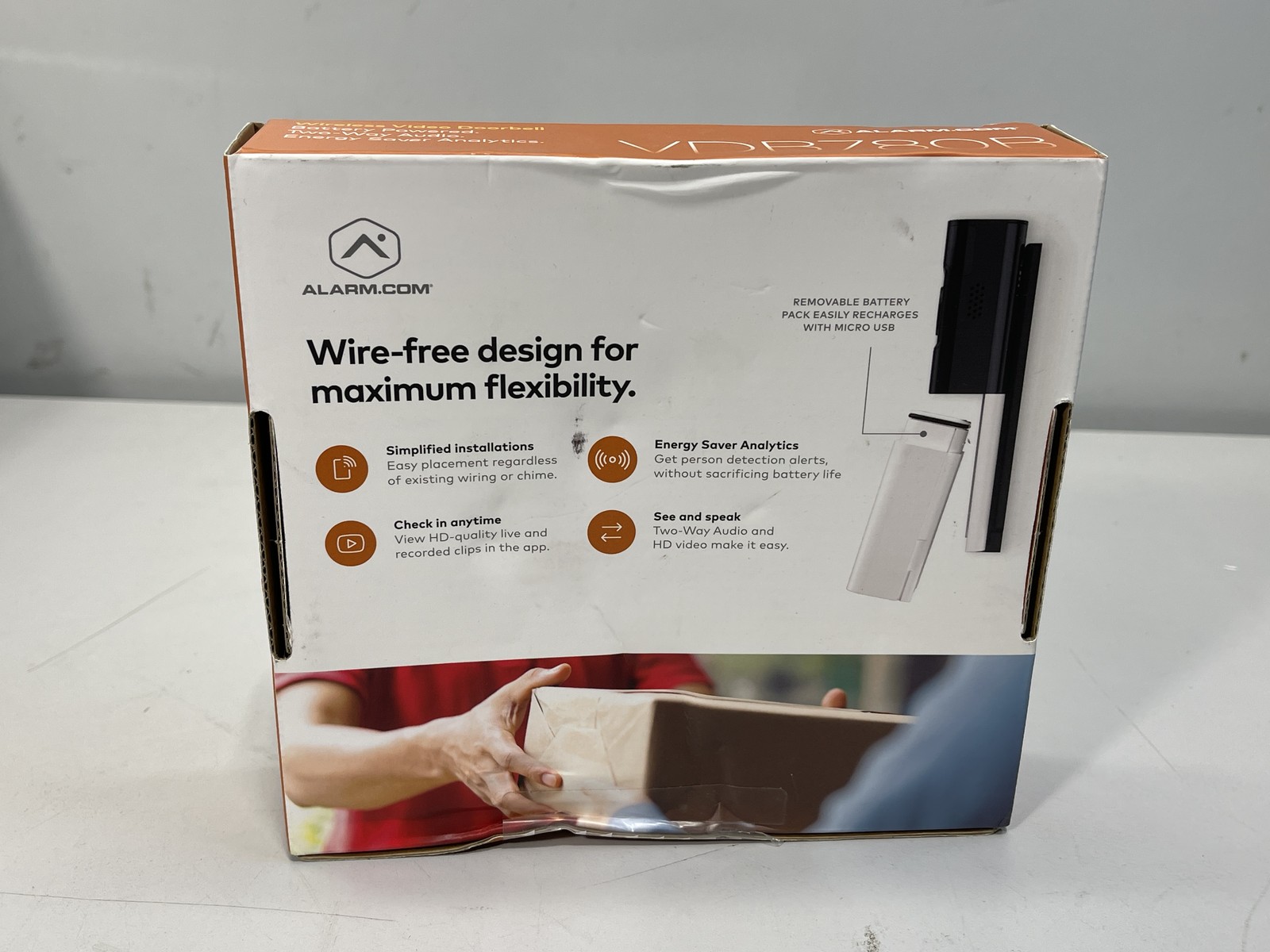Alarm com Smart Wireless Doorbell Chime Kit ADC-VDB780B