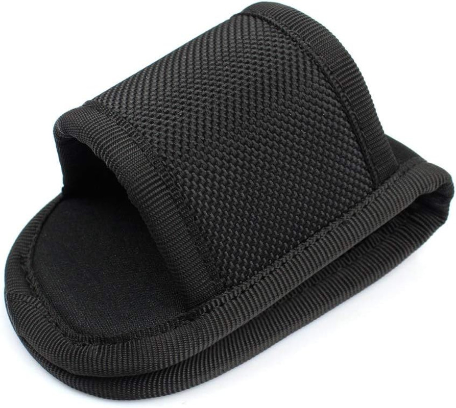 Open Top Compact Light Pouch for Duty Belt, D Cell Compact Flashlight Holder