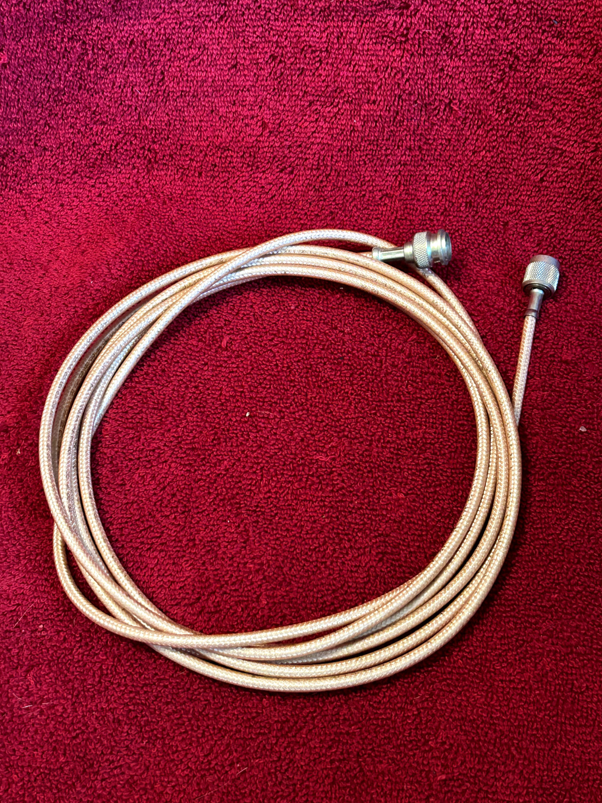 TEFLON ANTENNA COAX CABLE 133 IN LONG WITH MALE BNC'S