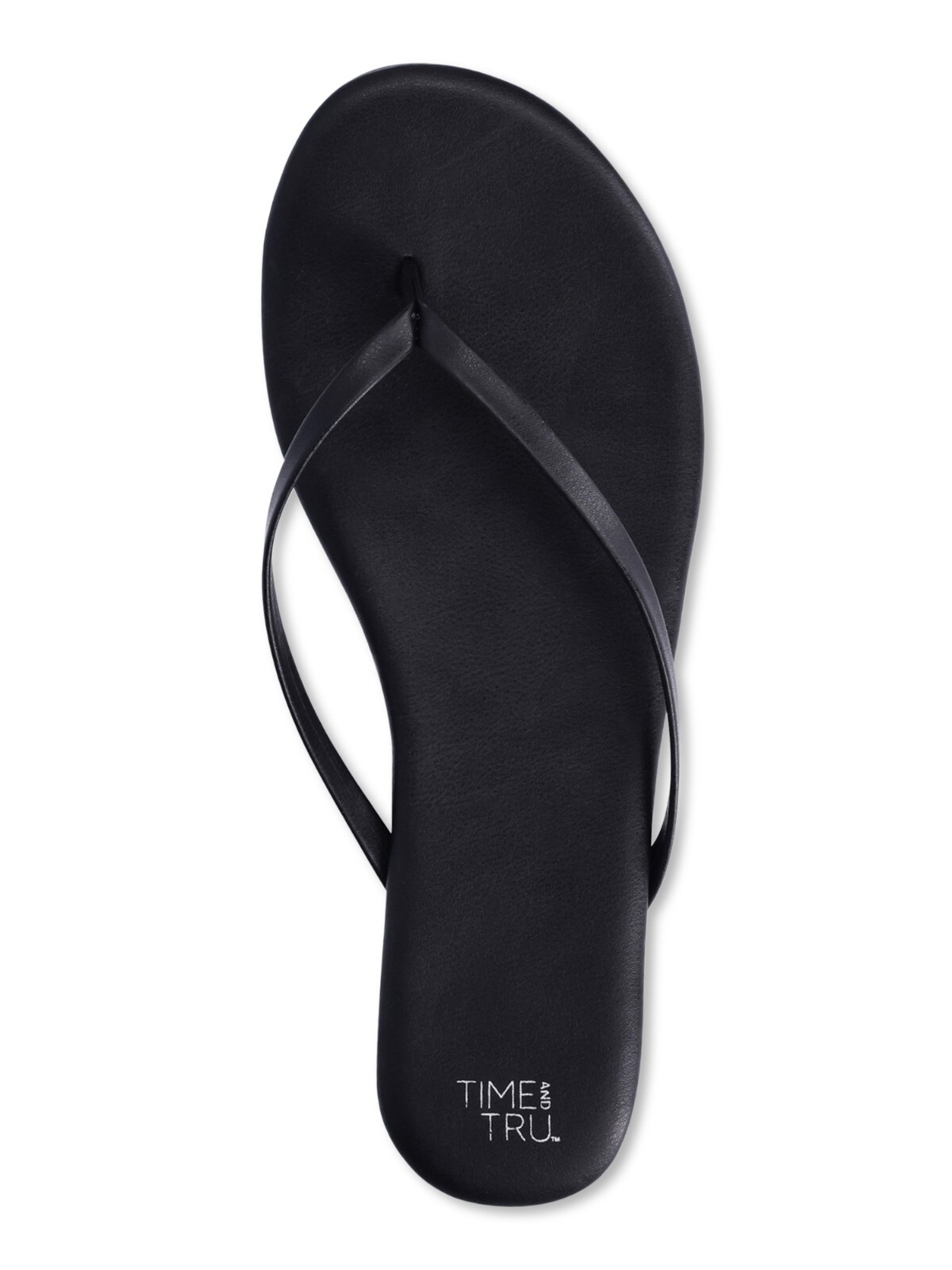 Time and Tru Women's Strappy Sandals, Black