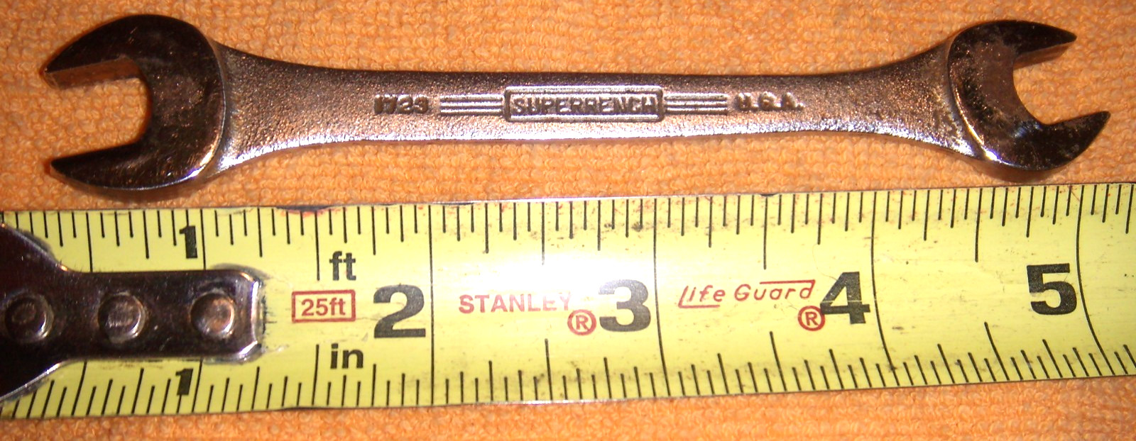 J.M.WILLIAMS #1723  7/16" X 3/8" OPEN END WRENCH  USA MADE FREE SHIP