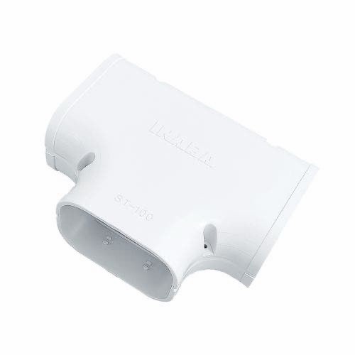 NEW Inaba Denko ST100W  White SlimDuct 3.75 inch Tee