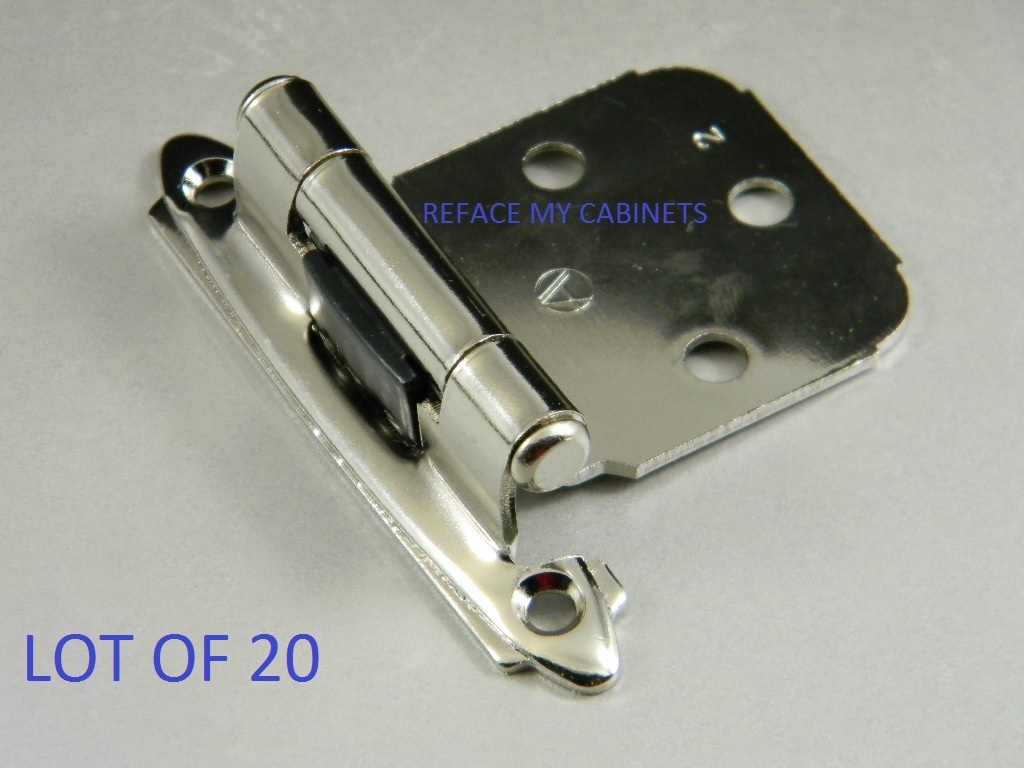 20 (10Pair)  AMEROCK Variable Overlay Hinges Chrome BPR342926