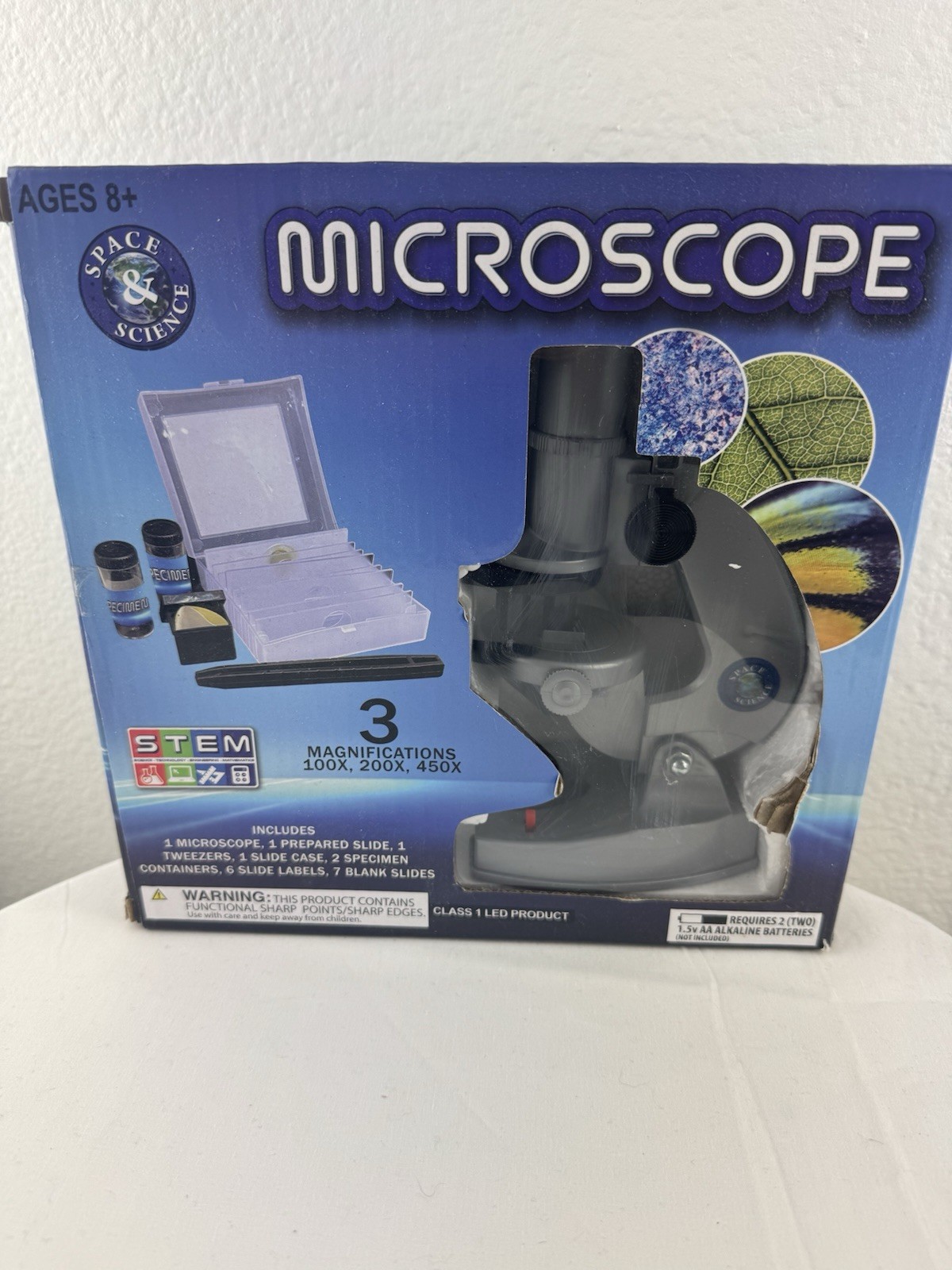 NEW Space & Science Microscope 3x Magnifications Stem Set