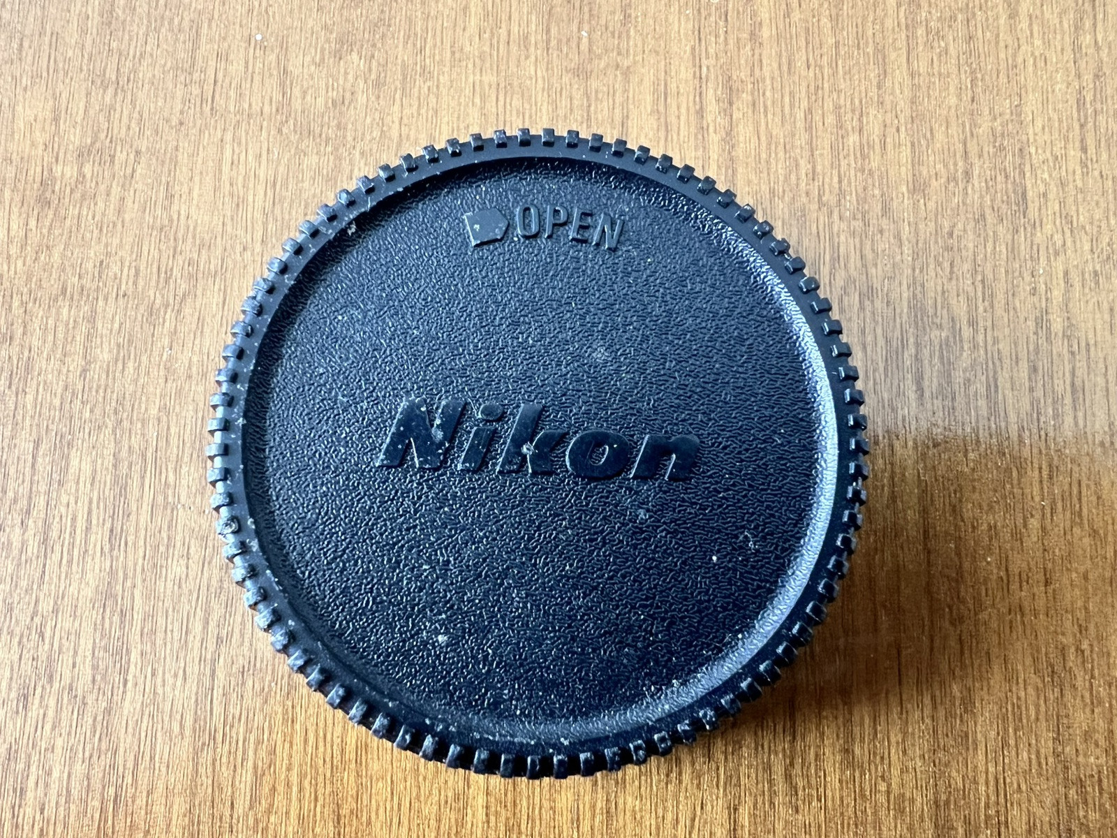 NIKON F Original Rear Lens Cap Made in Japan LF-1 w/"Open" Arrow Made in Japan