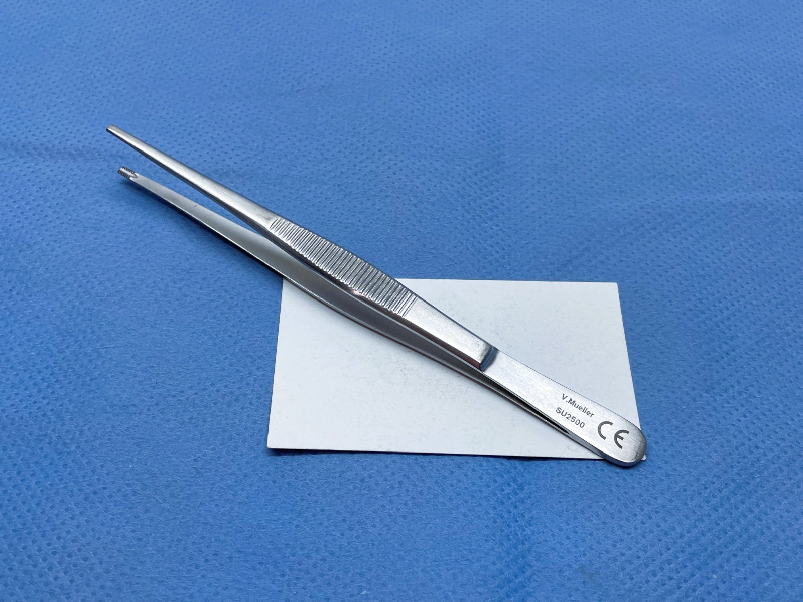 V. Mueller SU2500 Brown Tissue Forceps, 6.2", 7 x 8 Teeth, German
