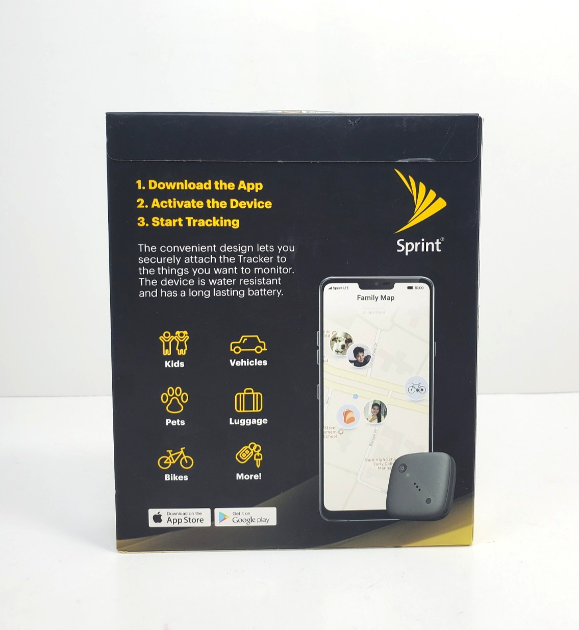 Sprint Tracker Safe & Found GPS Tracker - Apple Android Compatible NEW & SEALED