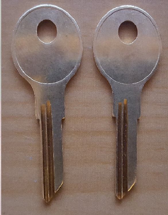 2 NEY KEYS Steelcase cabinets CODE:1R - 150R CUT TO YOUR CODE KEY BY LOCKSMITH