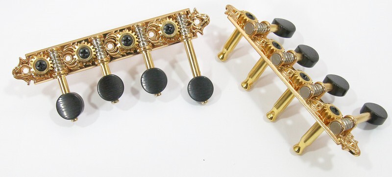 1:18 F style Mandolin Mandola Gold-plated machine head tuner peg key 636G-P7B
