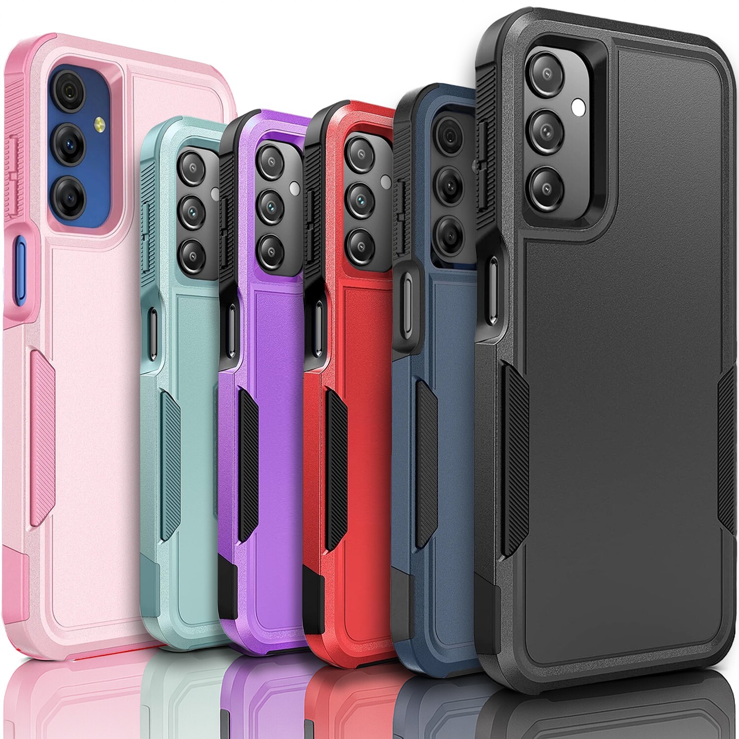 For Samsung Galaxy A36 5G Case Phone Cover Dual Layer Shockproof +Tempered Glass