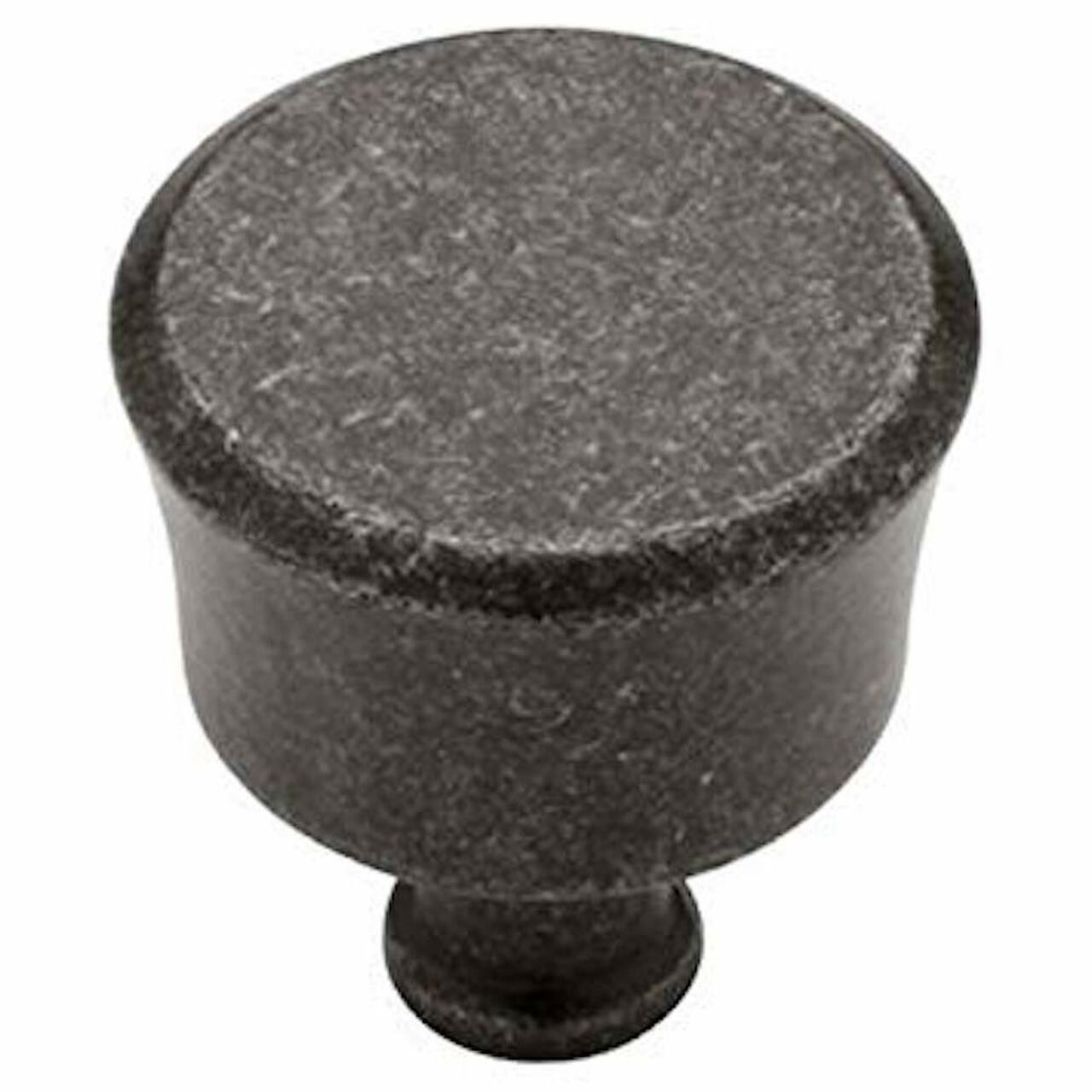 1-1/4" Cylinder Knob Old World Pewter