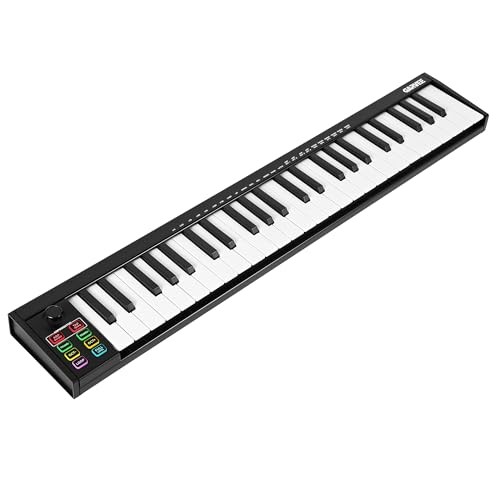 49-Key USB Keyboard Controller Portable, Arranger Keyboard for MIDI 49 key
