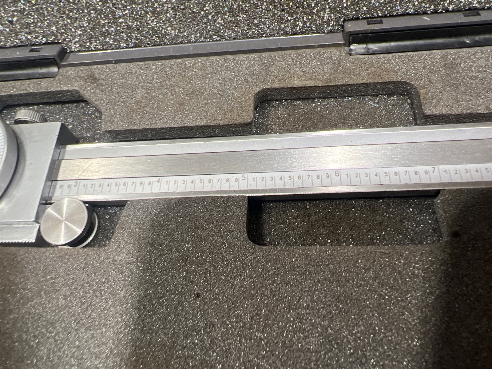 Fowler Premium Shockproof 0-12" Whiteface Dial Caliper with Case Used Surplus