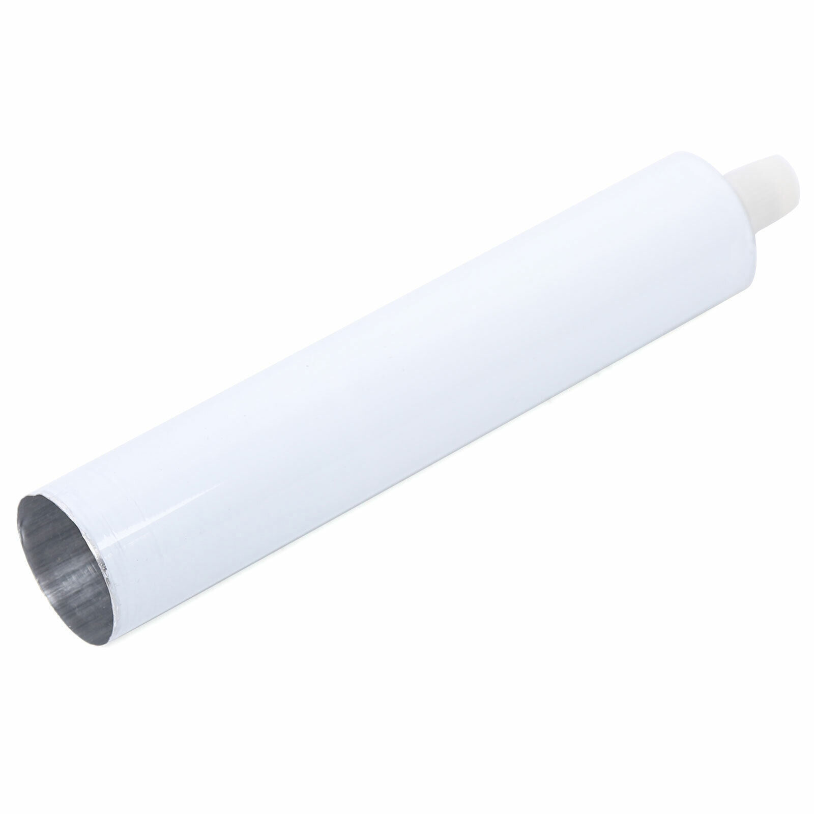 100pcs Portable 100ml Aluminum Empty Toothpaste Tubes With Needle Cap White