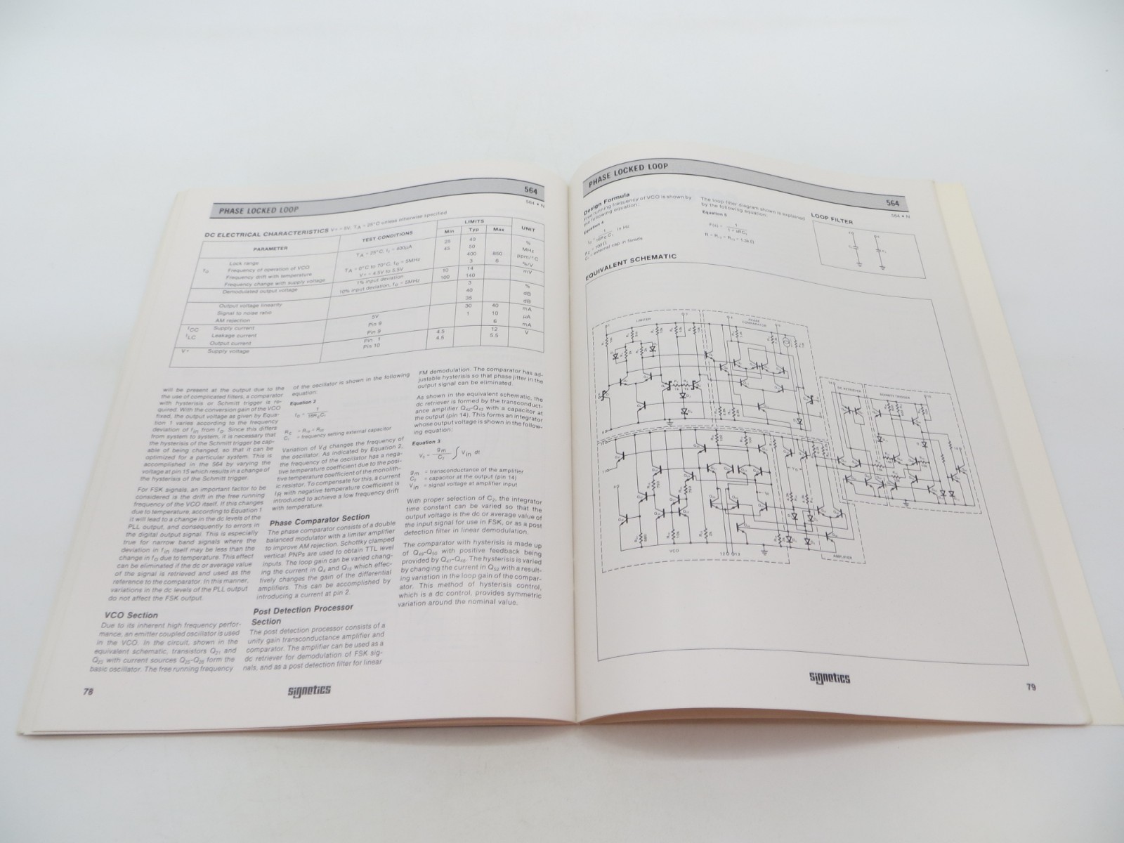 Signetics Technology Leadership - Analog vintage product reference