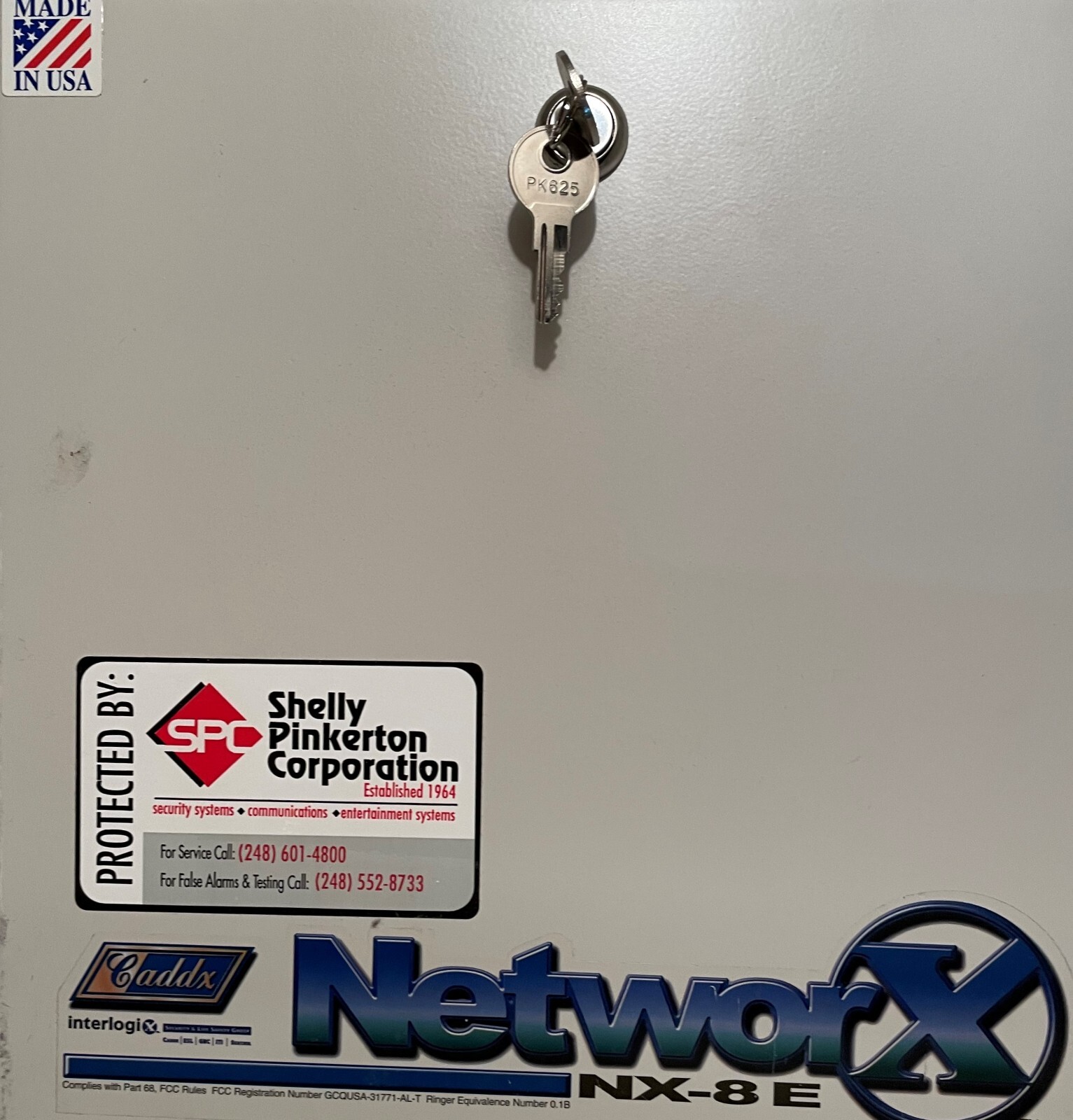 Interlogix Security Caddx NetworX NX-8E Alarm Control Panel & Accessories