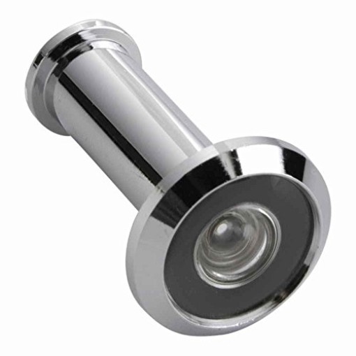 Wide Angle Door Viewer 190 Degrees in Chrome (Set of 10)