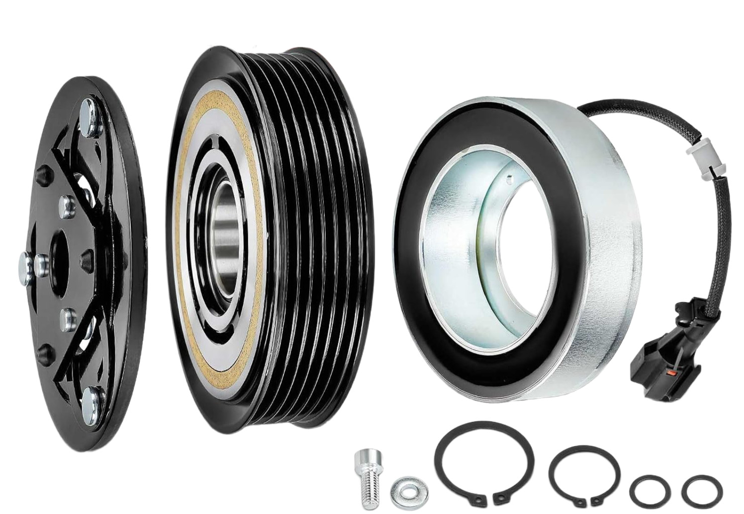 A/C Compressor Clutch Kit for 2011–2013 Subaru Forester 2.5L & 2011 Turbo 2.5L